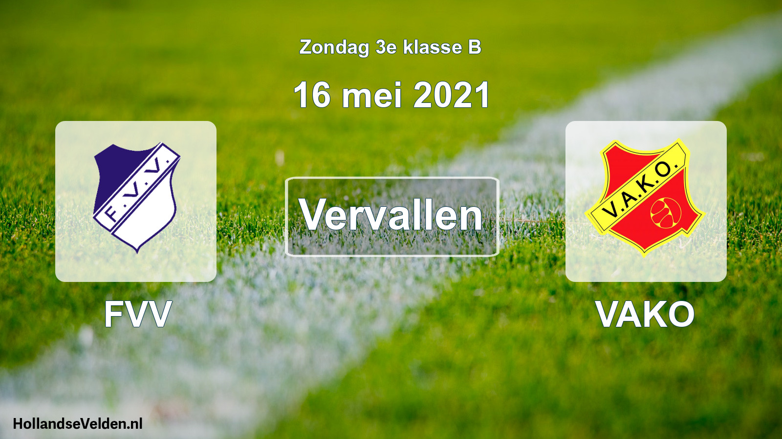 Scheduled Match: FVV - VAKO (16 May 2021)