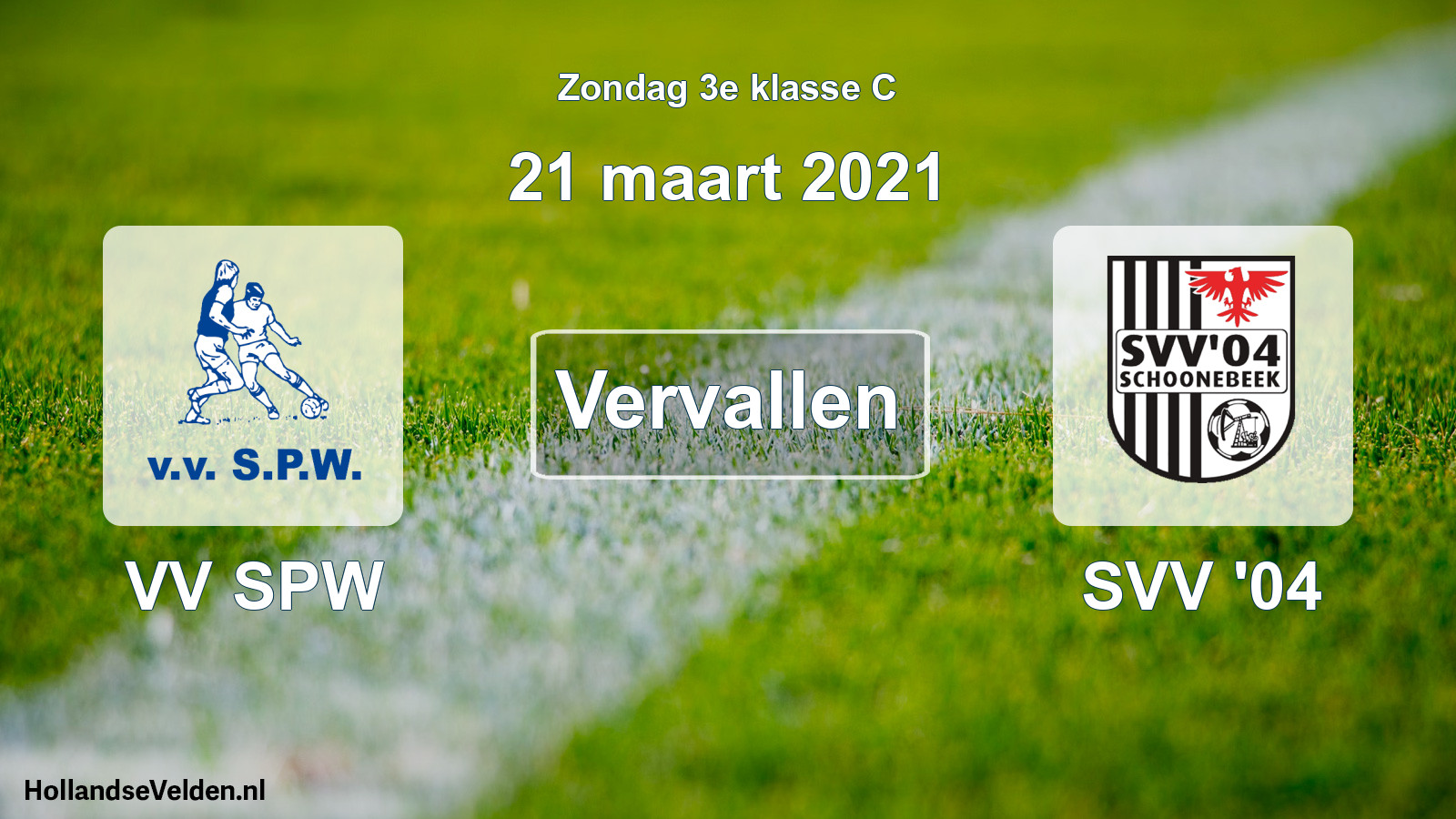 Scheduled Match: VV SPW - SVV '04 (21 March 2021)