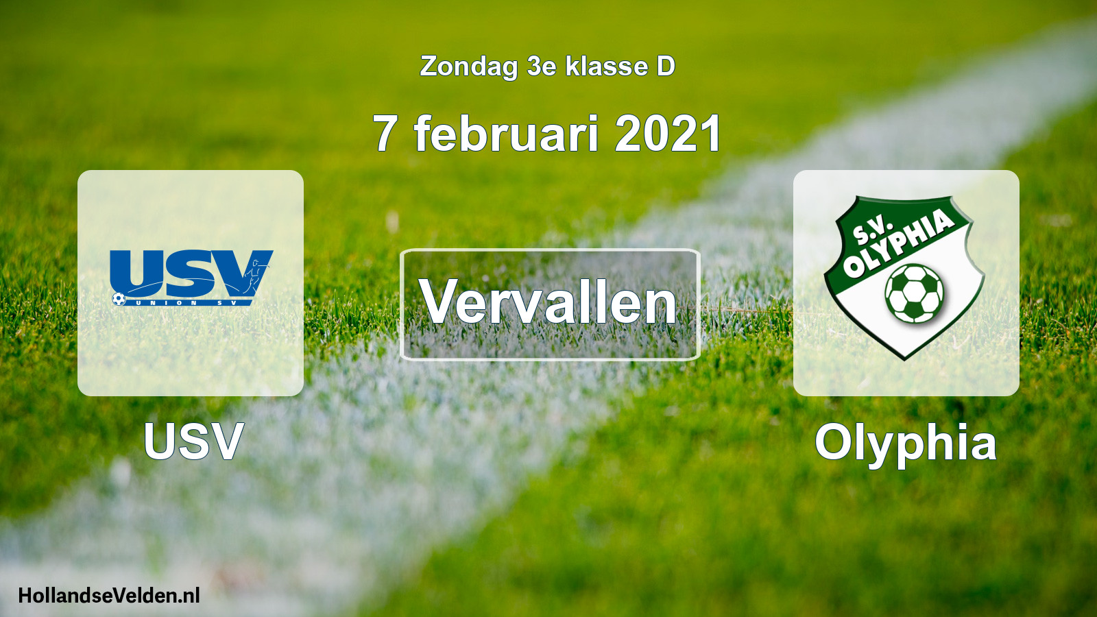 Scheduled Match: USV - Olyphia (7 February 2021)
