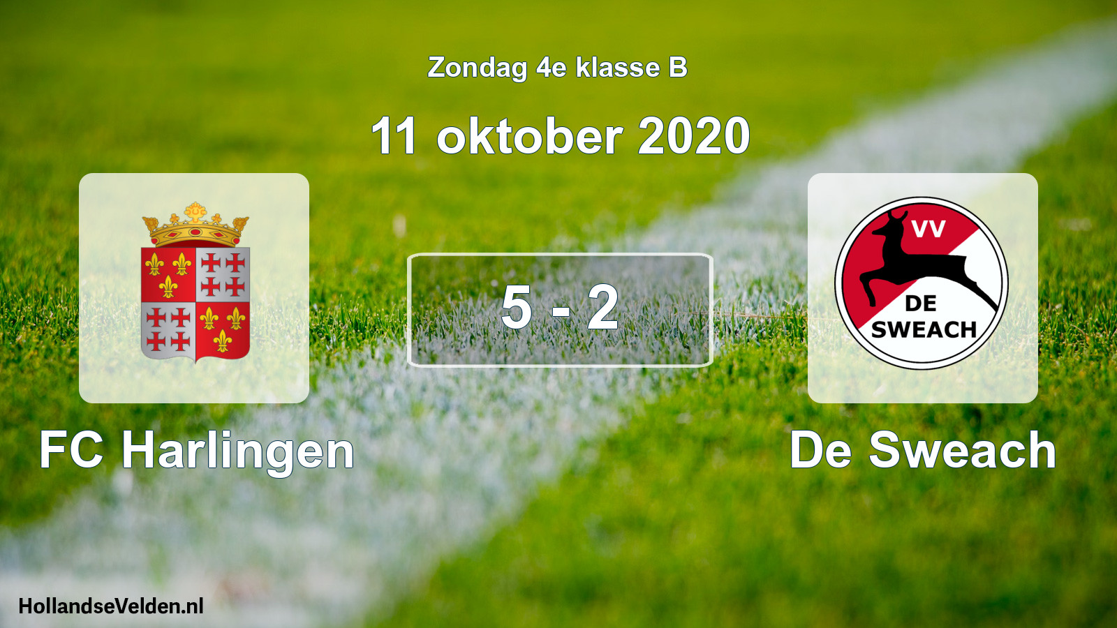 Total number of matches played: FC Harlingen - De Sweach 5 - 2 (11 October 2020)