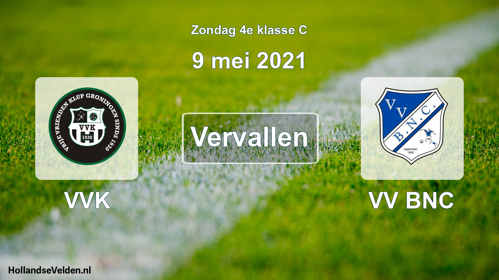 Scheduled Match: VVK - VV BNC (9 May 2021)