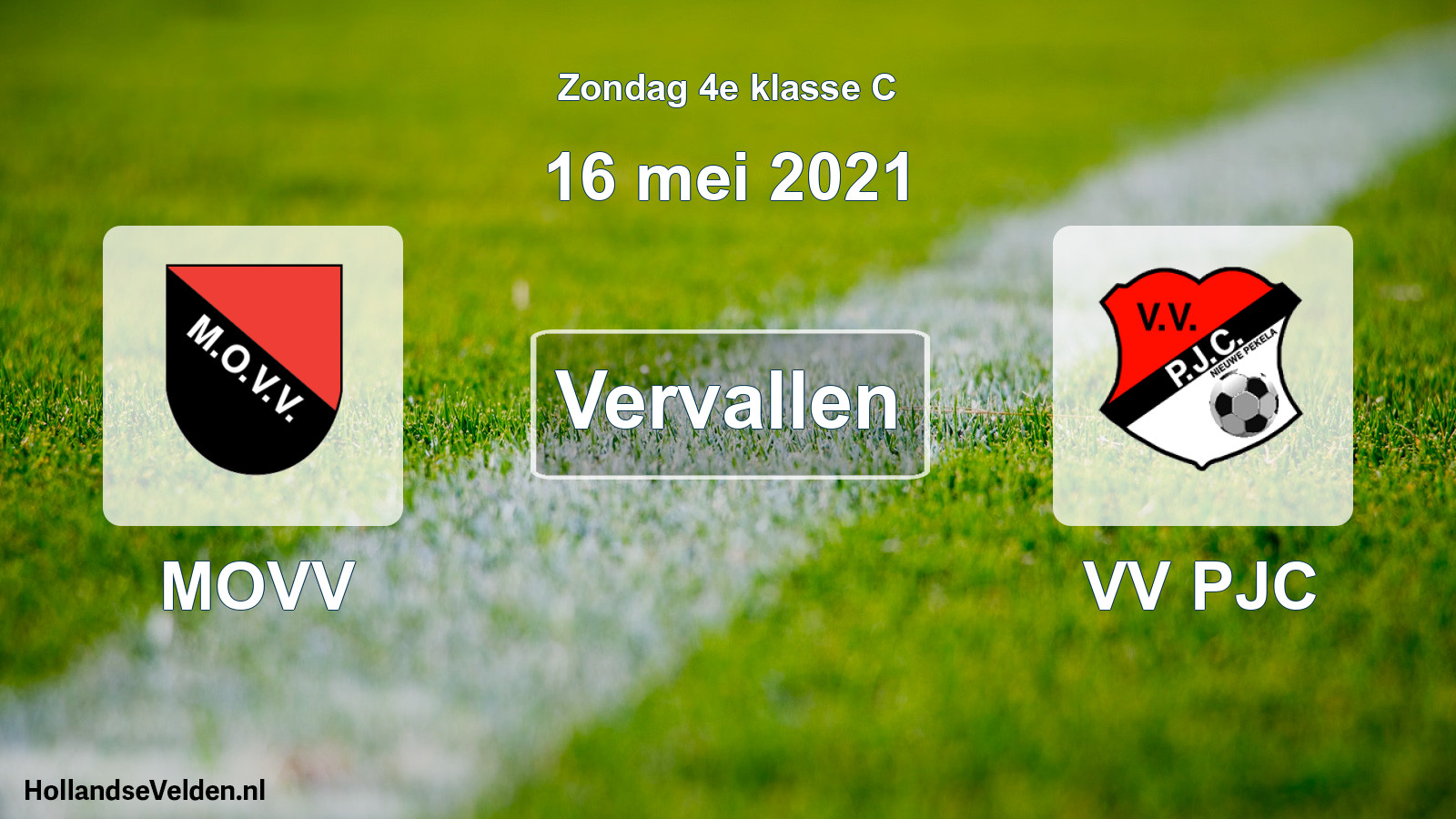 Scheduled Match: MOVV - VV PJC (16 May 2021)
