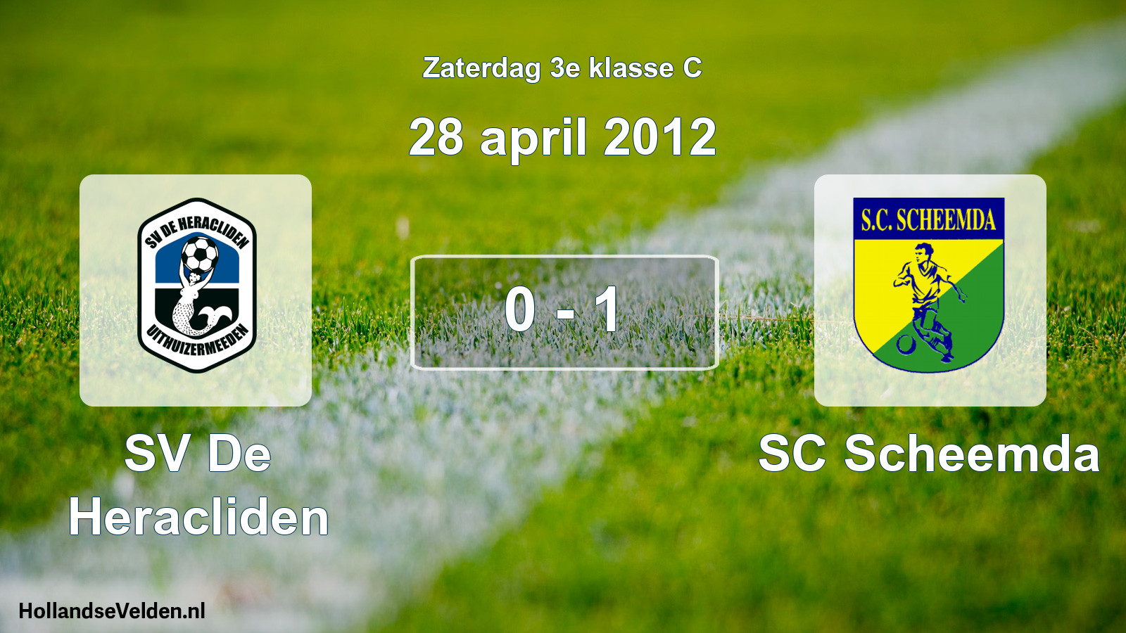 Total number of matches played: SV De Heracliden - SC Scheemda 0 - 1 (28 April 2012)