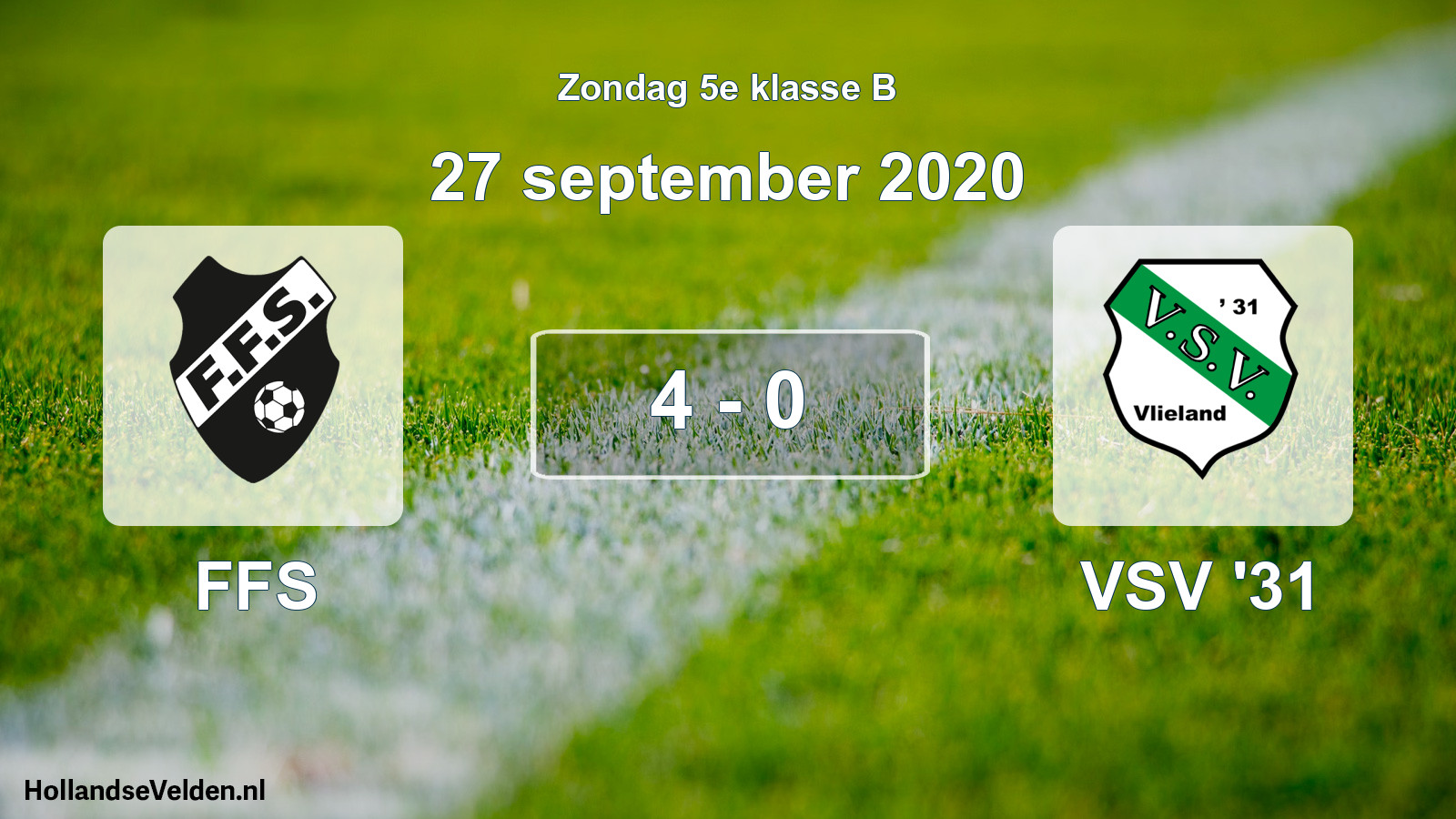 Total number of matches played: FFS - VSV '31 4 - 0 (27 September 2020)