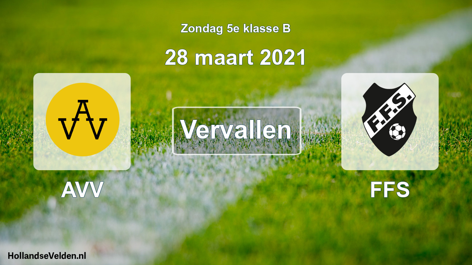 Scheduled Match: AVV - FFS (28 March 2021)