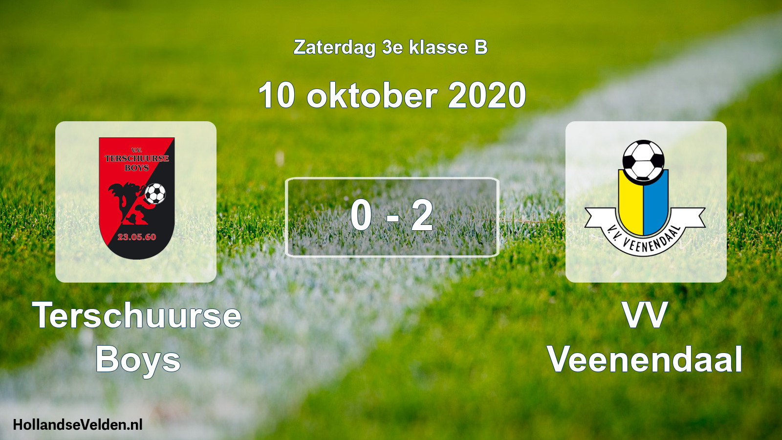 Total number of matches played: Terschuurse Boys - VV Veenendaal 0 - 2 (10 October 2020)