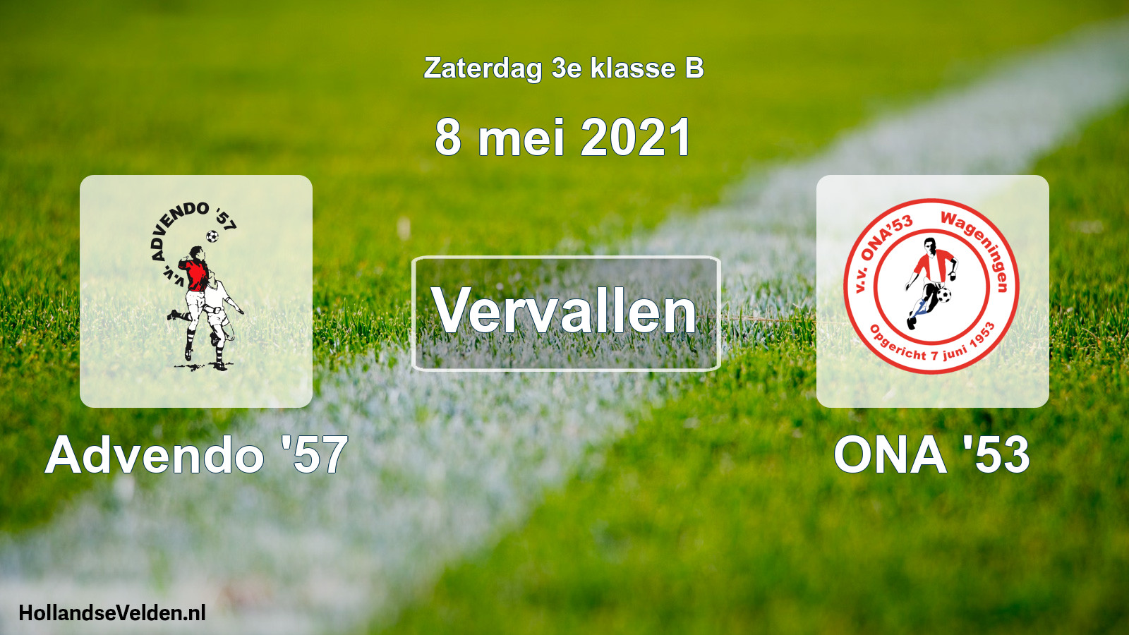 Scheduled Match: Advendo '57 - ONA '53 (8 May 2021)