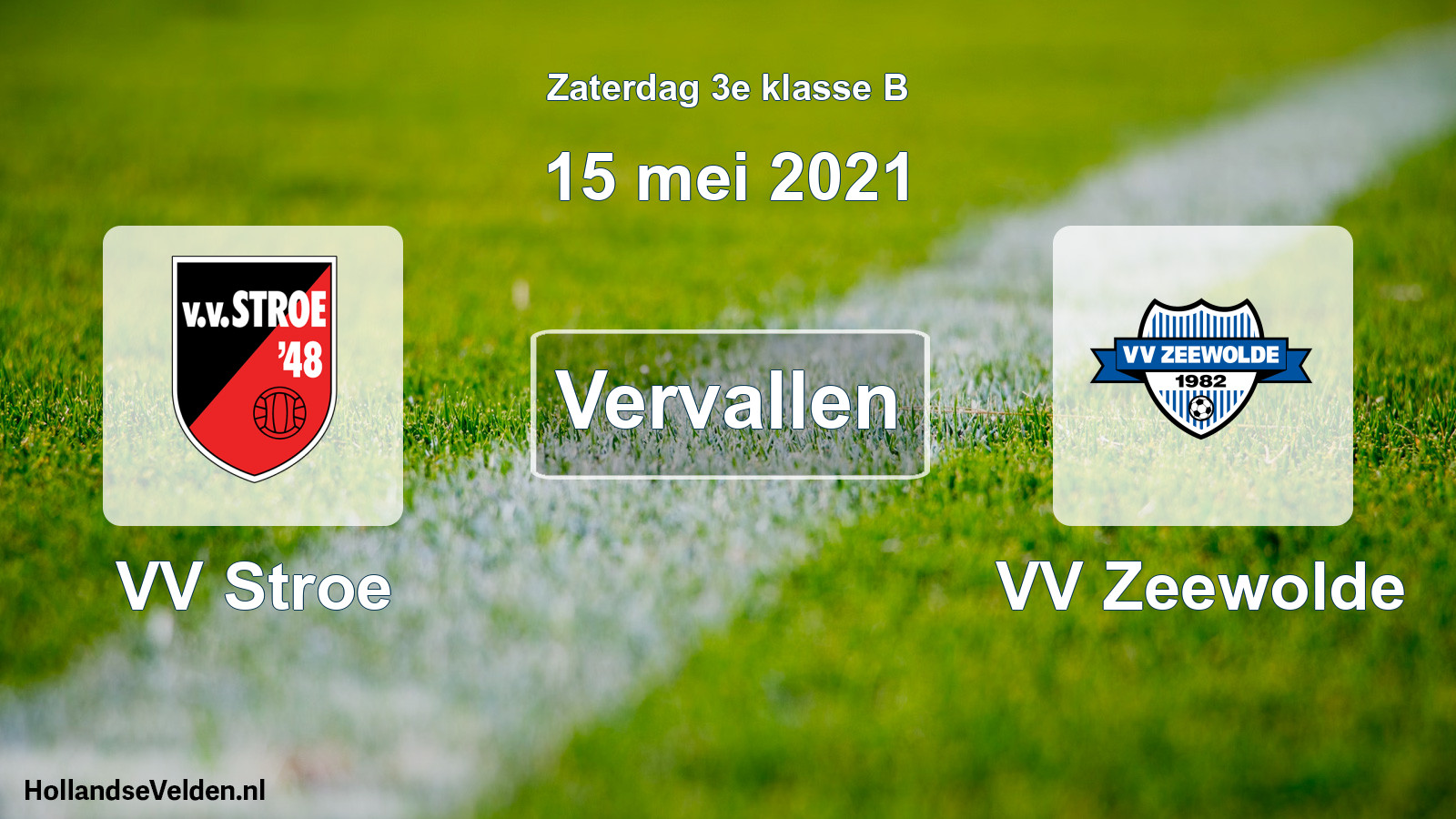 Scheduled Match: VV Stroe - VV Zeewolde (15 May 2021)
