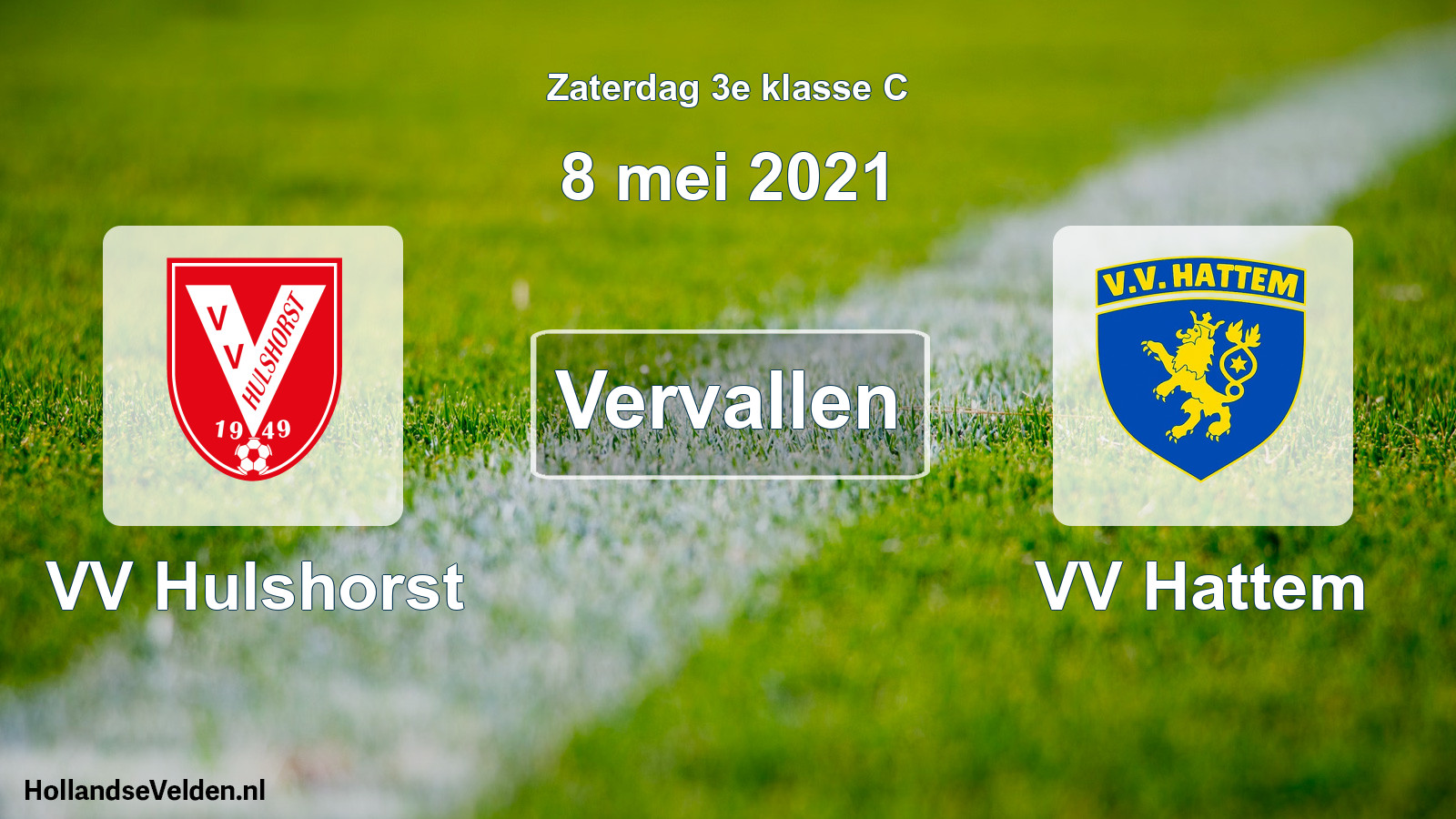 Scheduled Match: VV Hulshorst - VV Hattem (8 May 2021)