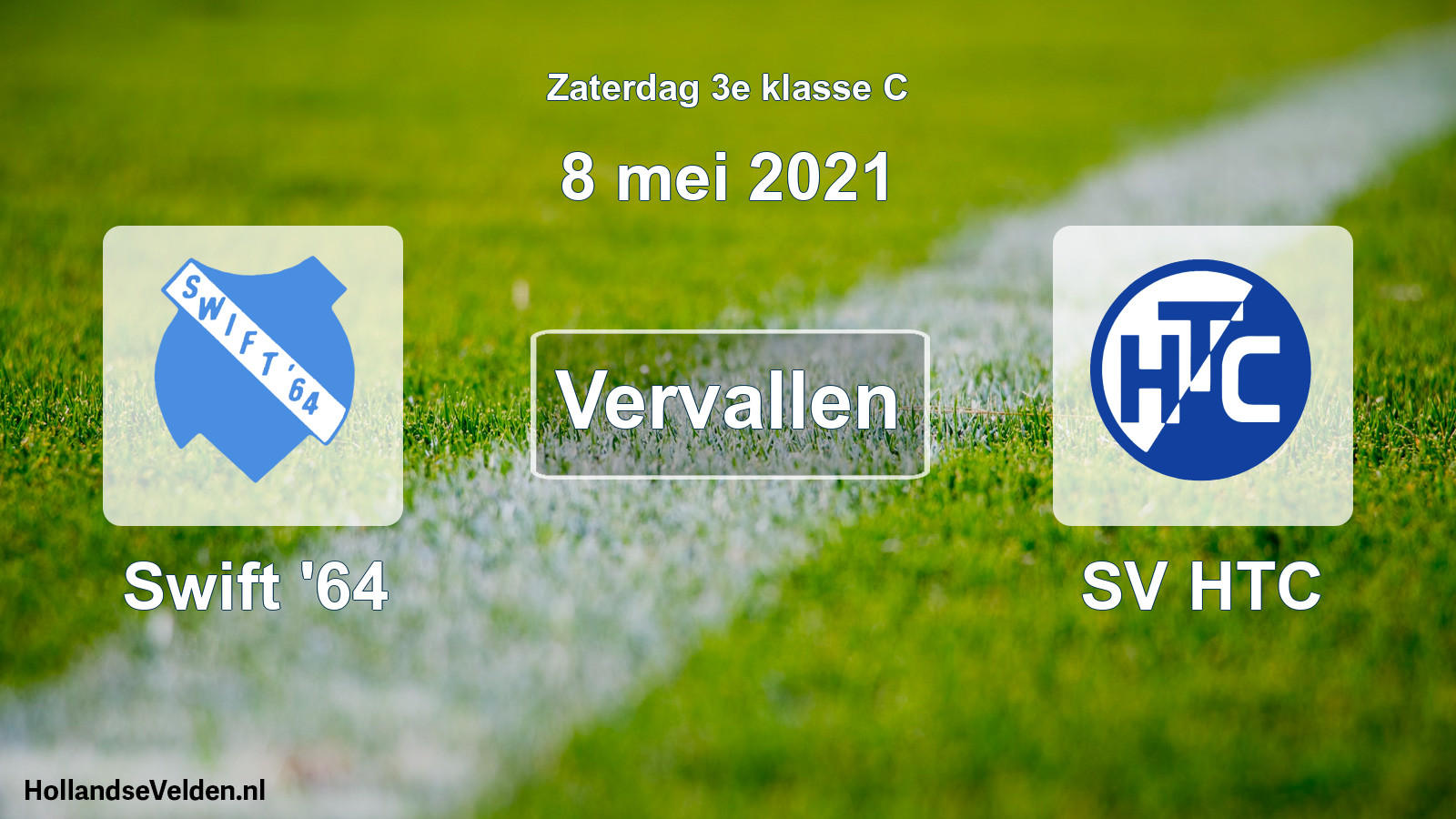 Scheduled Match: Swift '64 - SV HTC (8 May 2021)