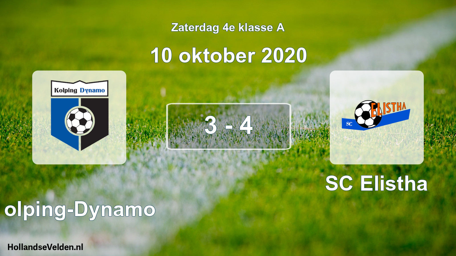 Total number of matches played: Kolping-Dynamo - SC Elistha 3 - 4 (10 October 2020)