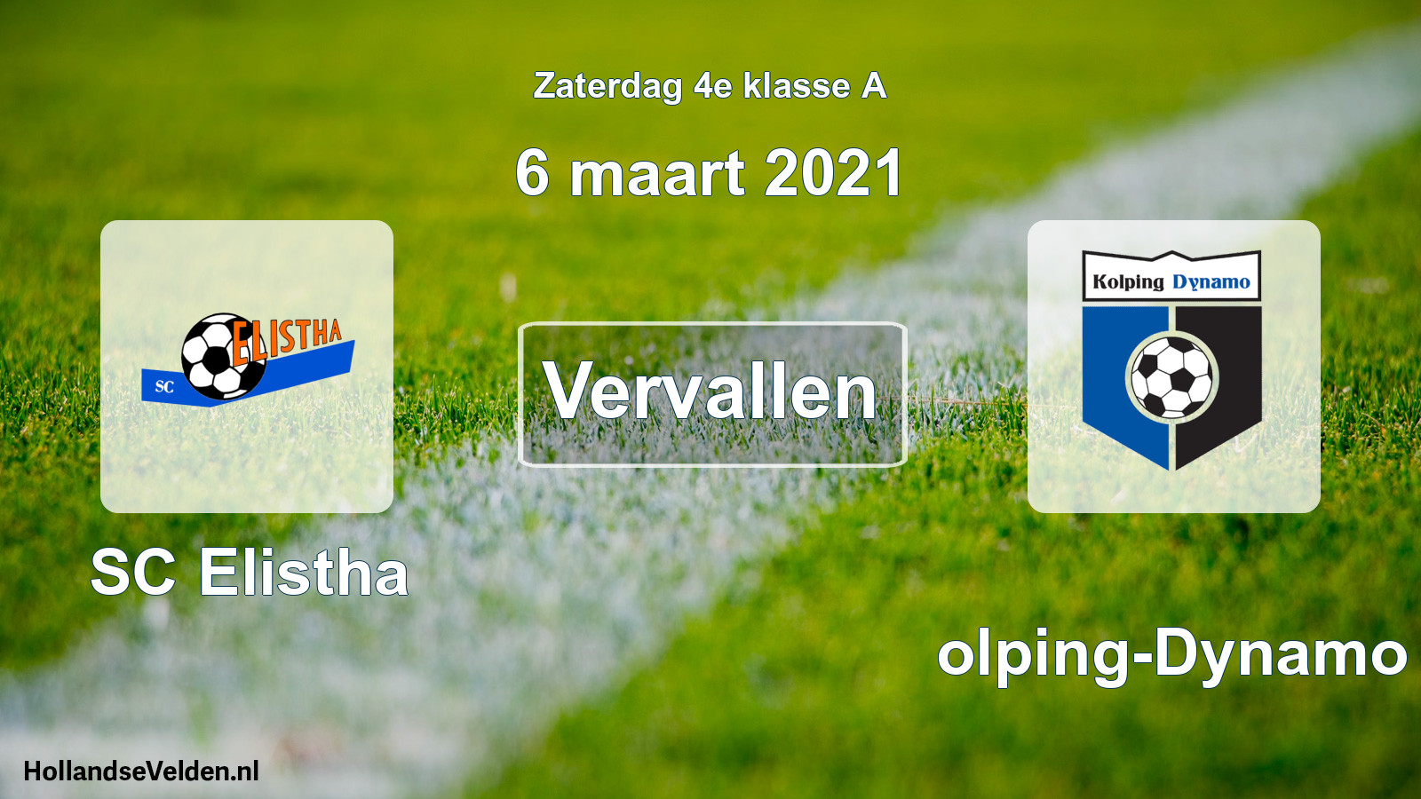 Scheduled Match: SC Elistha - Kolping-Dynamo (6 March 2021)