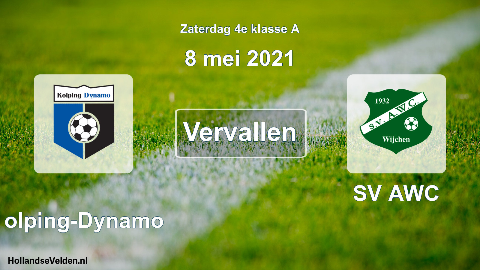Scheduled Match: Kolping-Dynamo - SV AWC (8 May 2021)