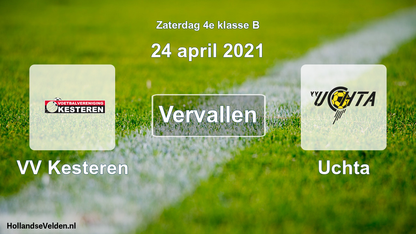Scheduled Match: VV Kesteren - Uchta (24 April 2021)