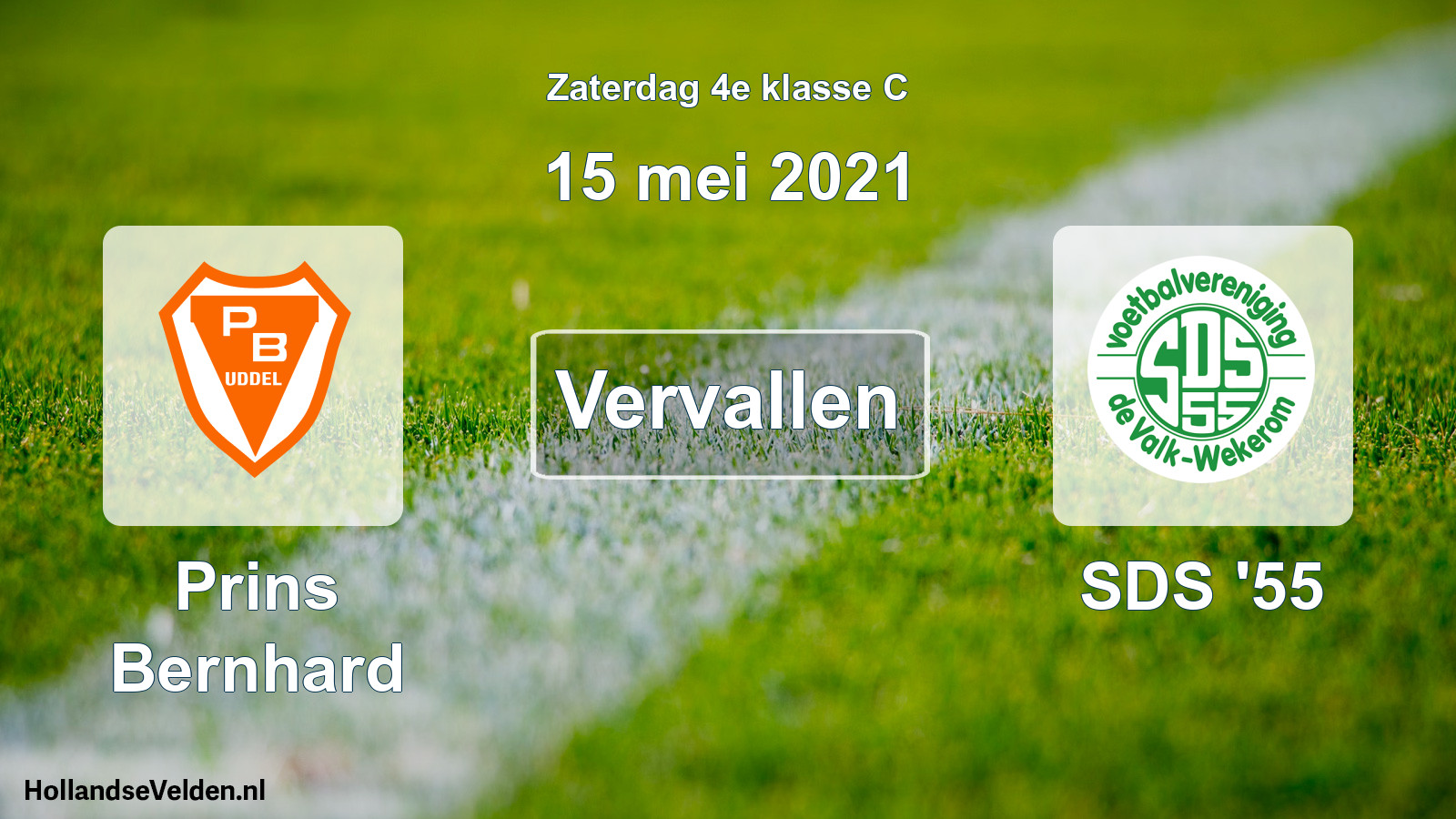 Scheduled Match: Prins Bernhard - SDS '55 (15 May 2021)