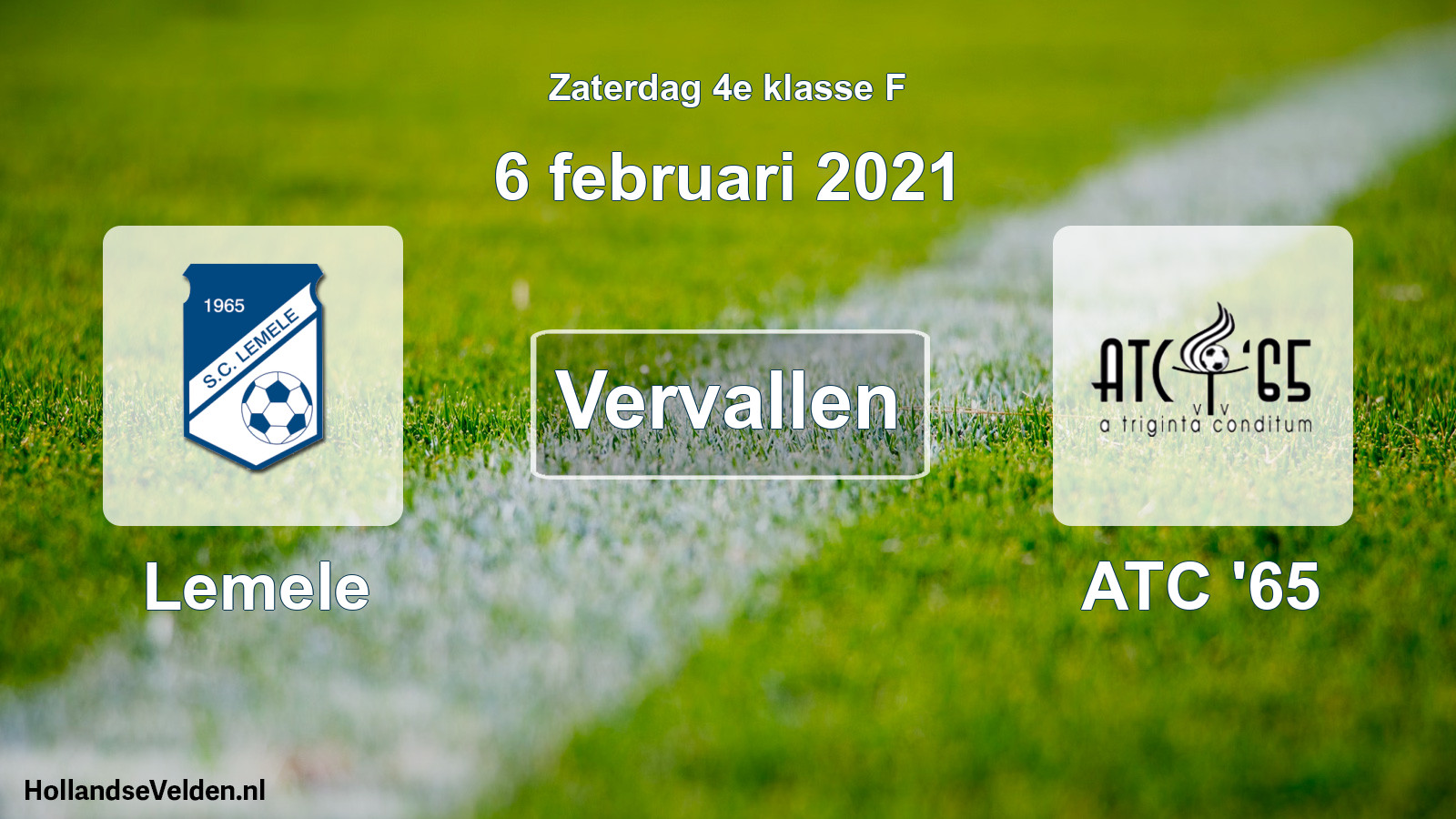 Scheduled Match: Lemele - ATC '65 (6 February 2021)