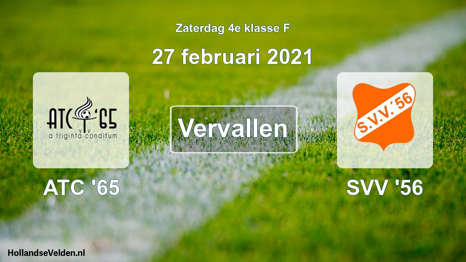Scheduled Match: ATC '65 - SVV '56 (27 February 2021)