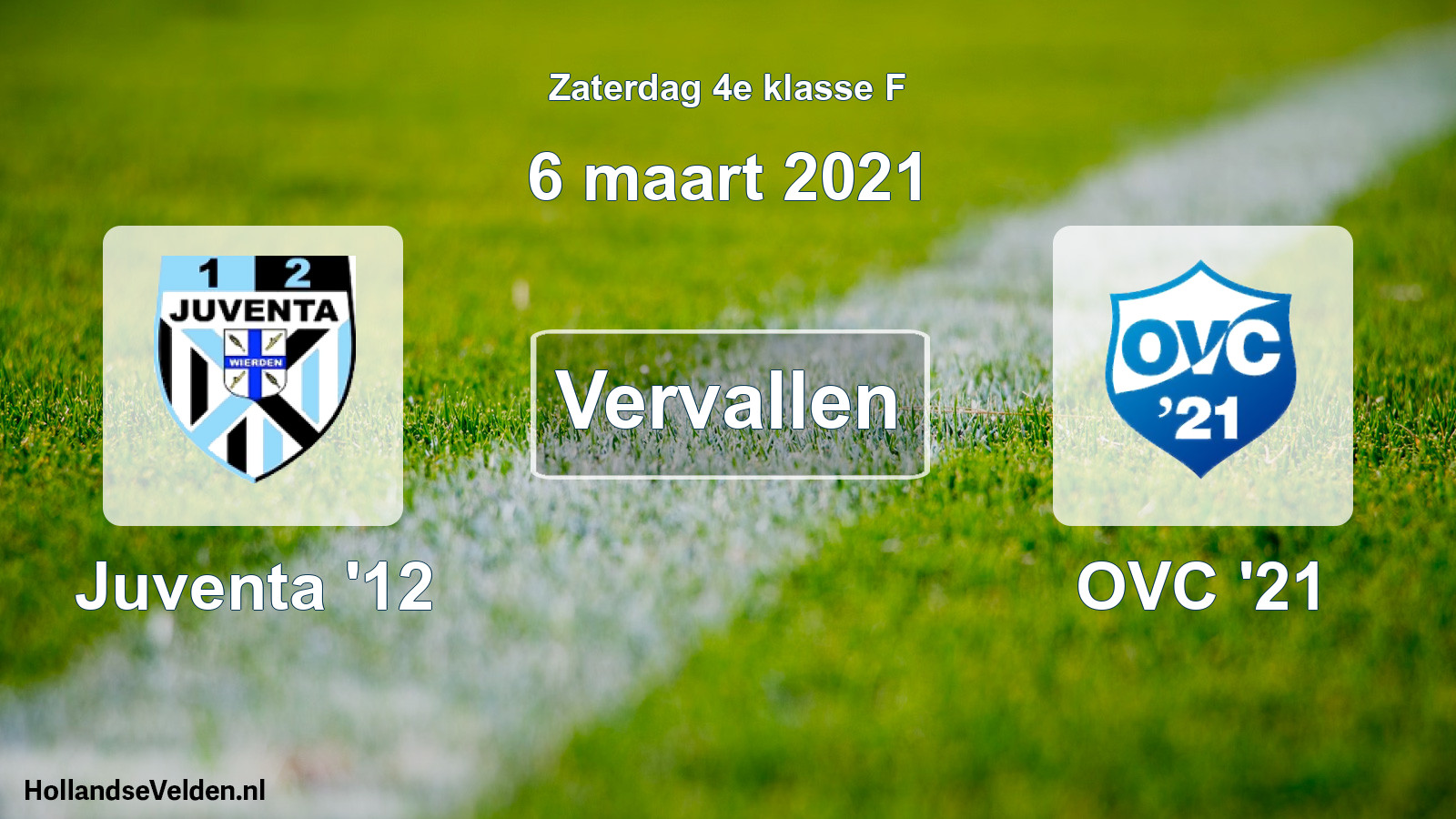 Scheduled Match: Juventa '12 - OVC '21 (6 March 2021)
