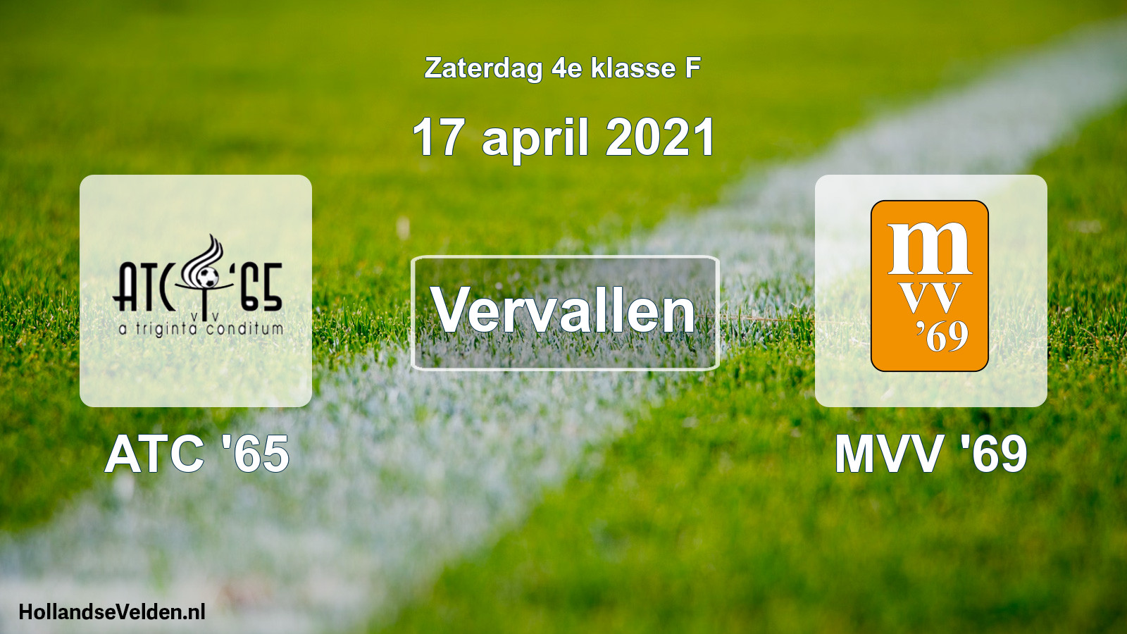 Scheduled Match: ATC '65 - MVV '69 (17 April 2021)