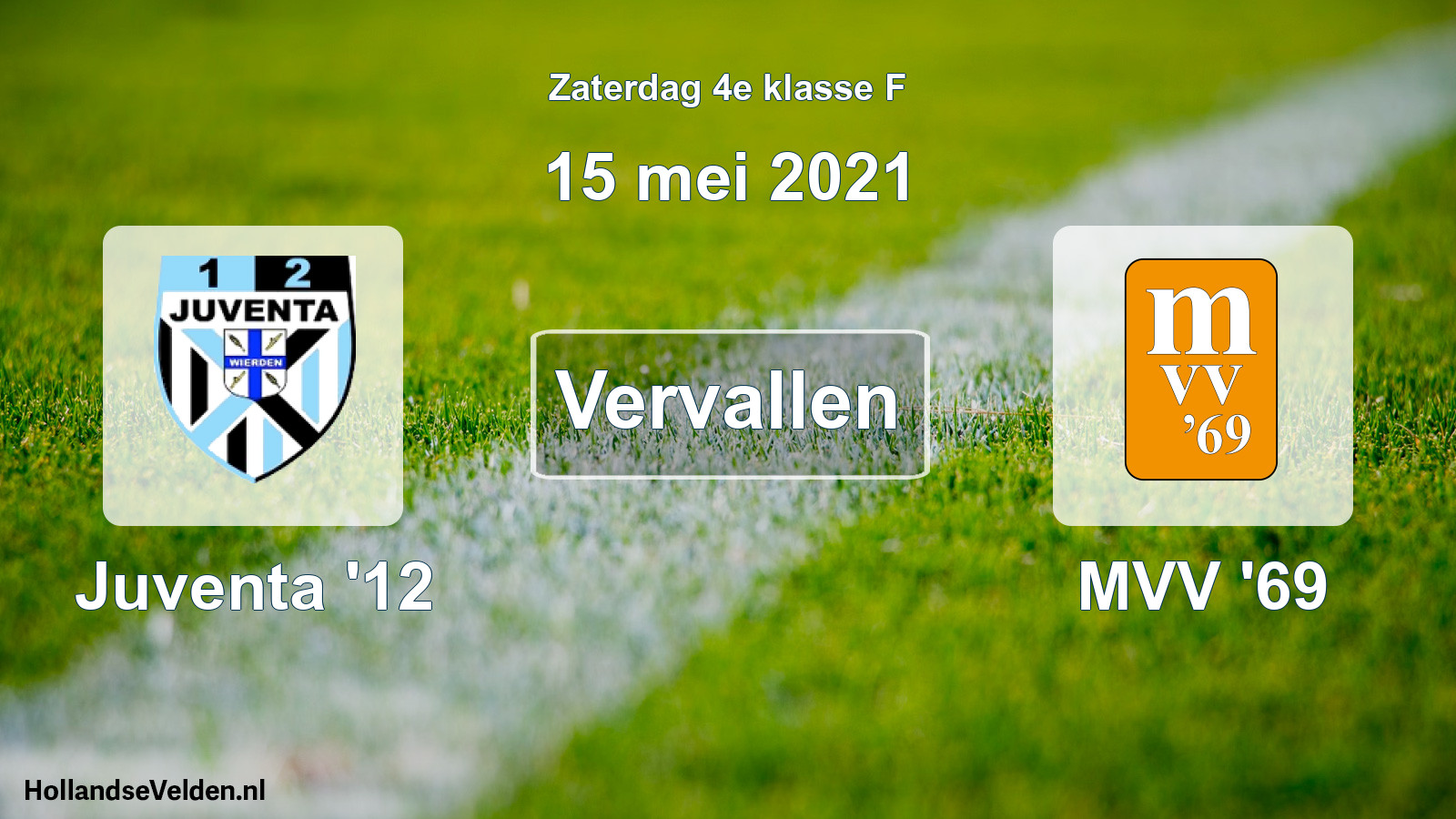 Scheduled Match: Juventa '12 - MVV '69 (15 May 2021)