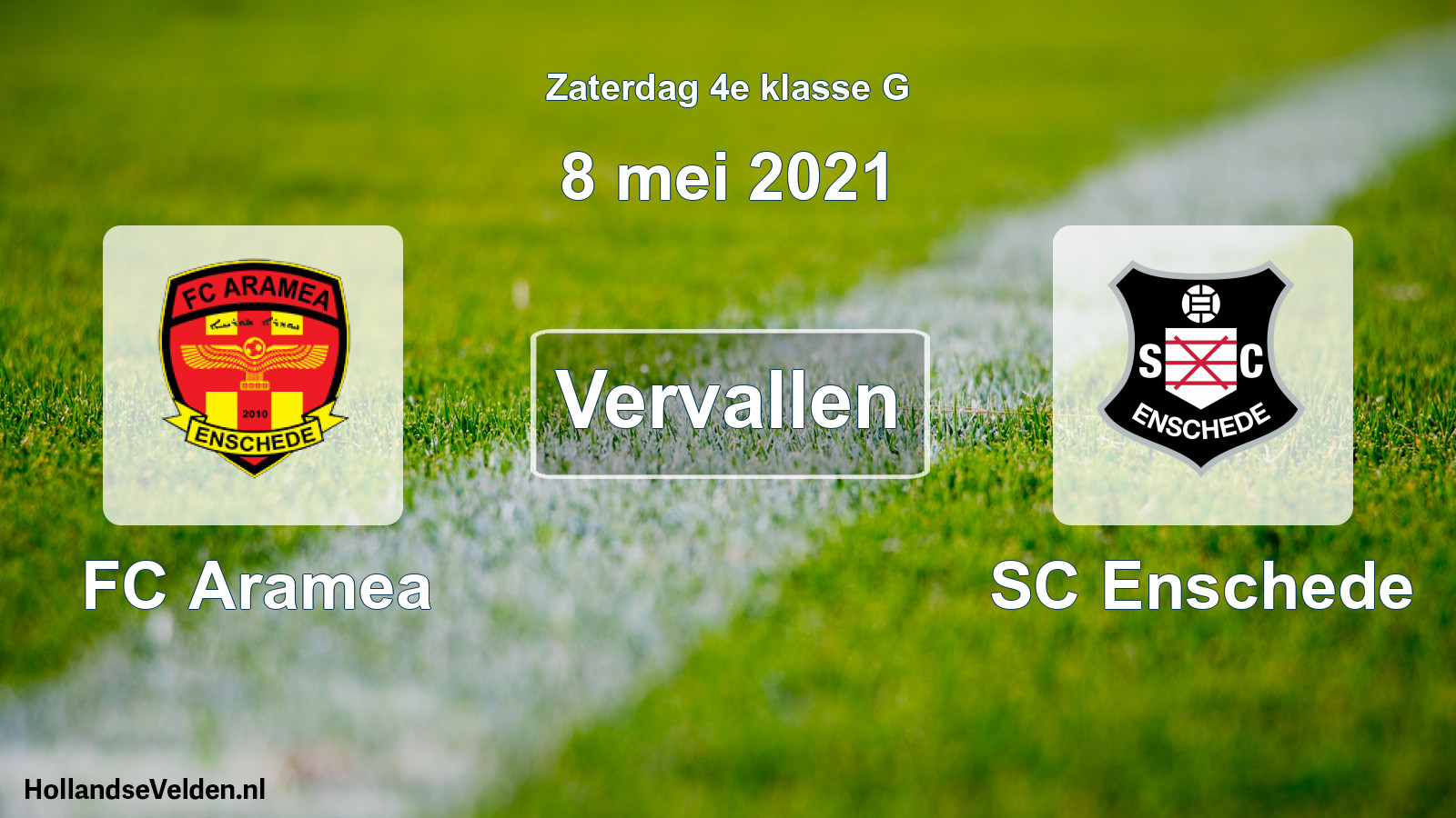 Scheduled Match: FC Aramea - SC Enschede (8 May 2021)