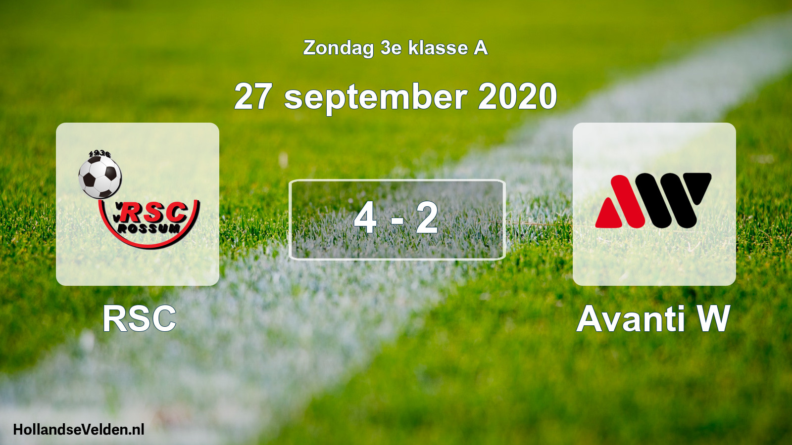 Total number of matches played: RSC - Avanti W 4 - 2 (27 September 2020)