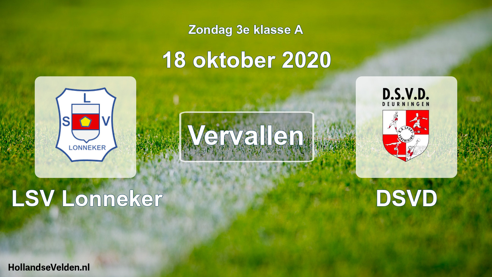 Scheduled Match: LSV Lonneker - DSVD (18 October 2020)