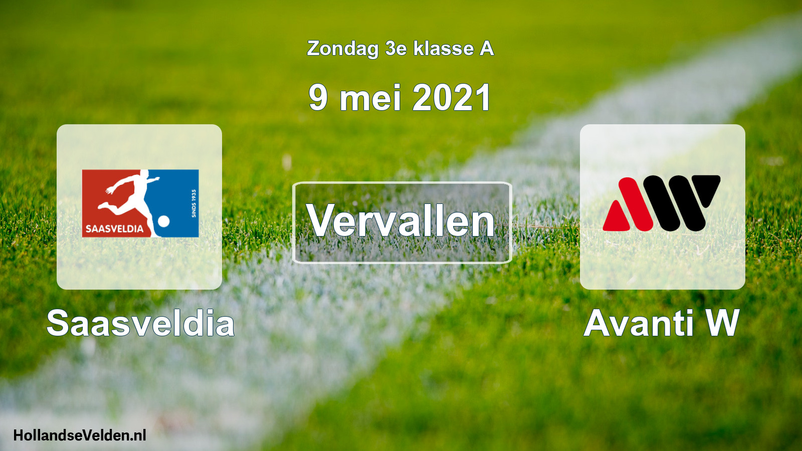Scheduled Match: Saasveldia - Avanti W (9 May 2021)