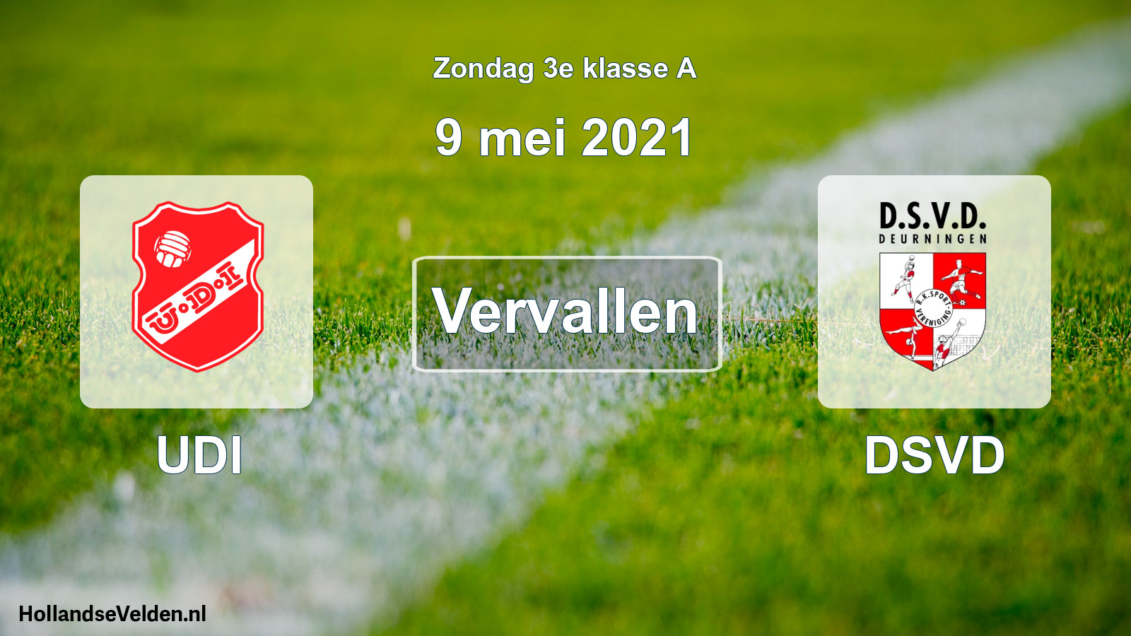 Scheduled Match: UDI - DSVD (9 May 2021)