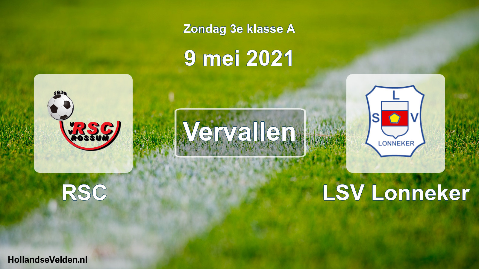 Scheduled Match: RSC - LSV Lonneker (9 May 2021)