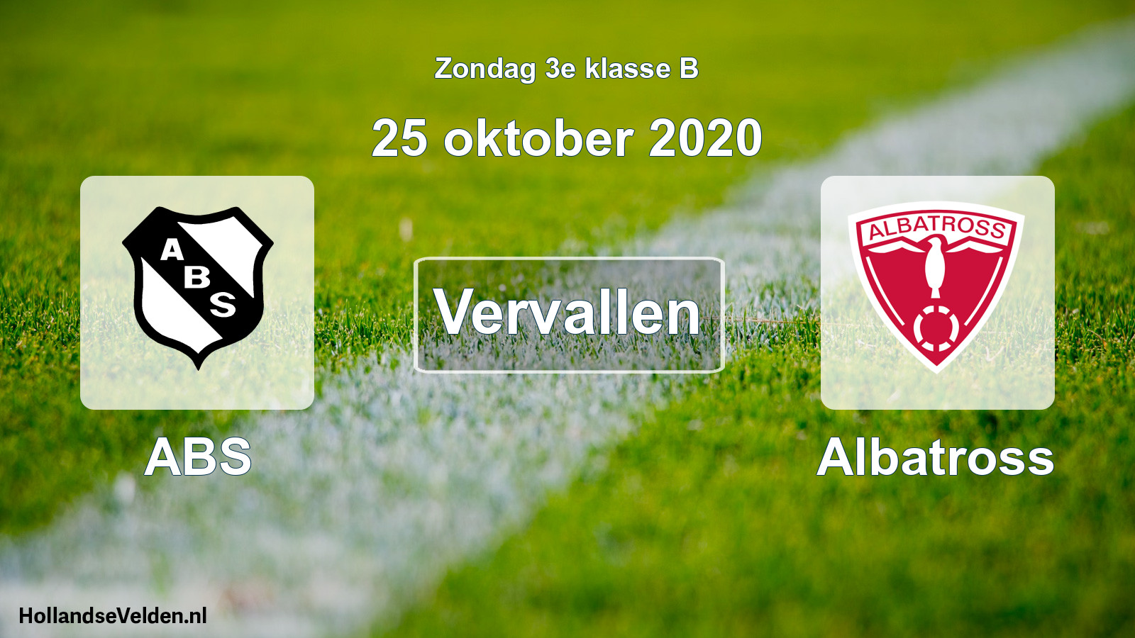 Scheduled Match: ABS - Albatross (25 October 2020)