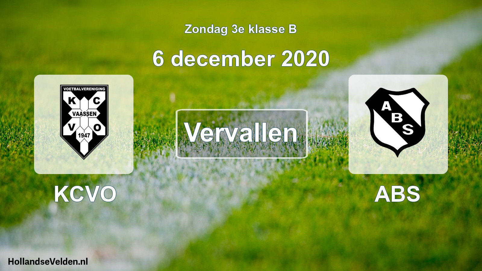 Scheduled Match: KCVO - ABS (6 December 2020)