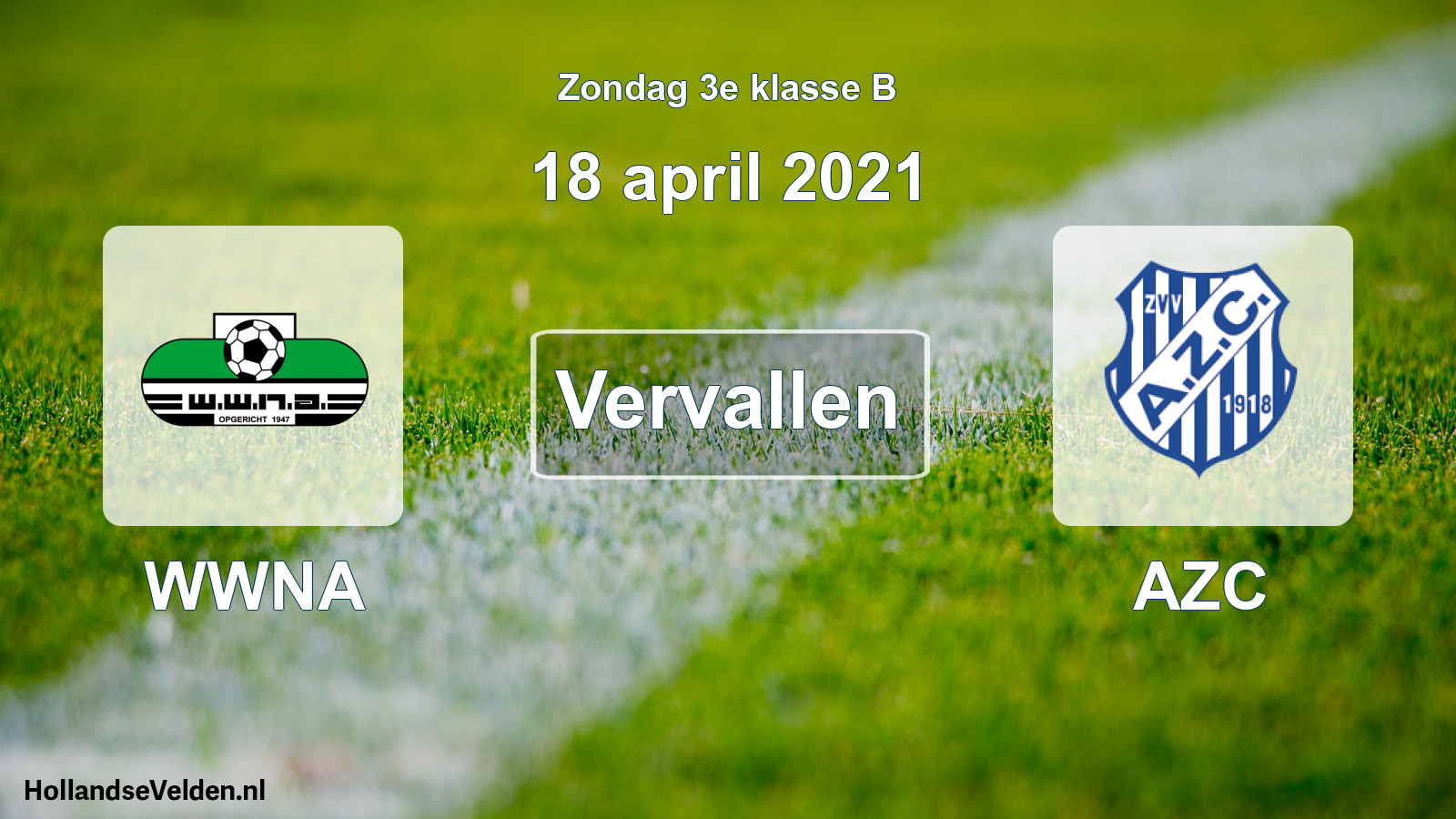 Scheduled Match: WWNA - AZC (18 April 2021)