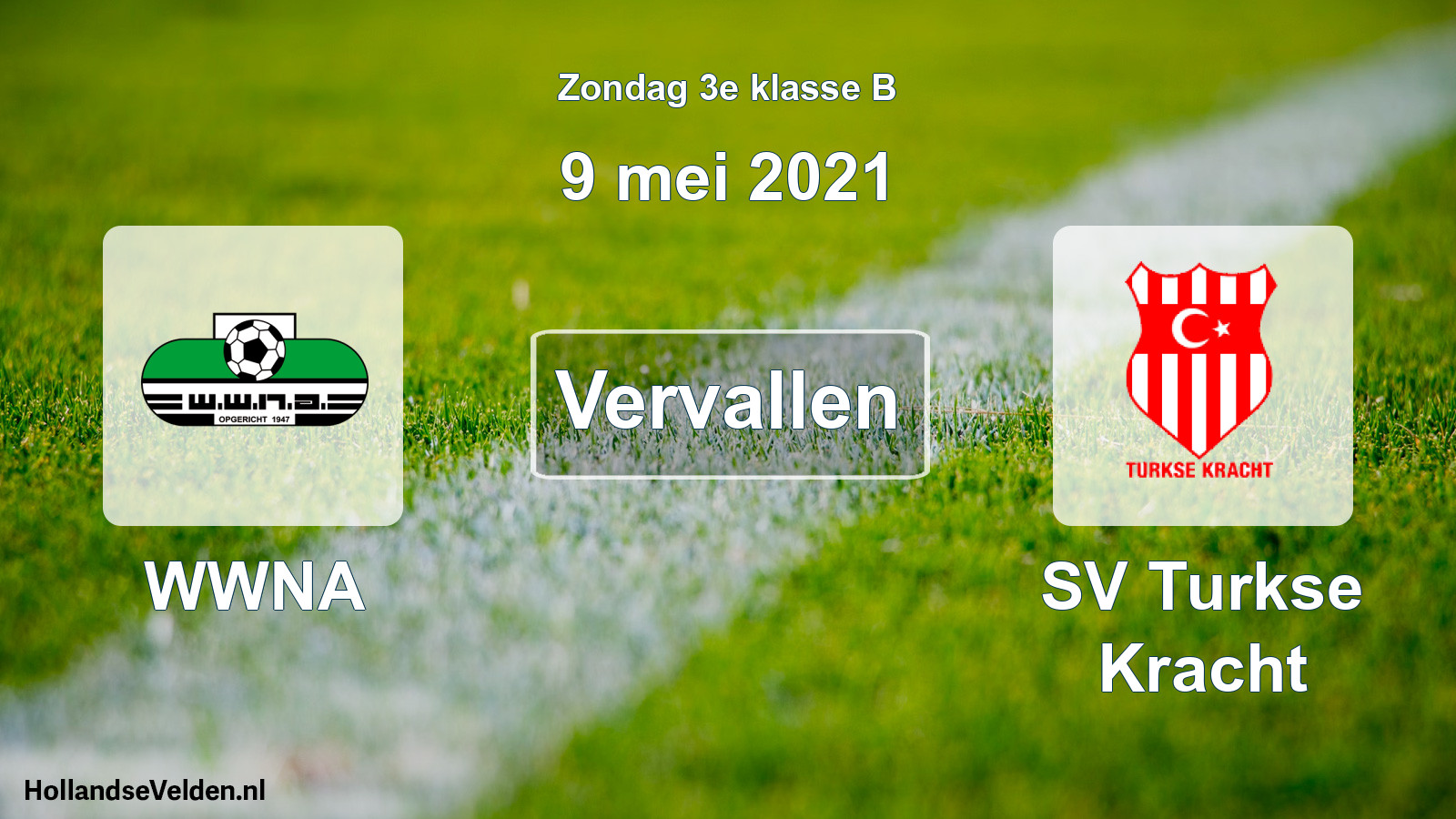 Scheduled Match: WWNA - SV Turkse Kracht (9 May 2021)