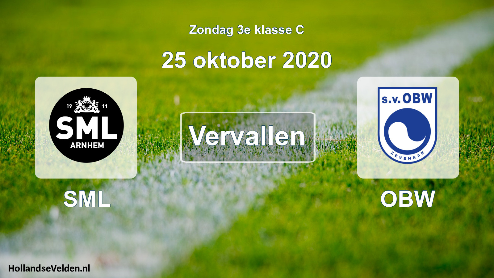 Scheduled Match: SML - OBW (25 October 2020)