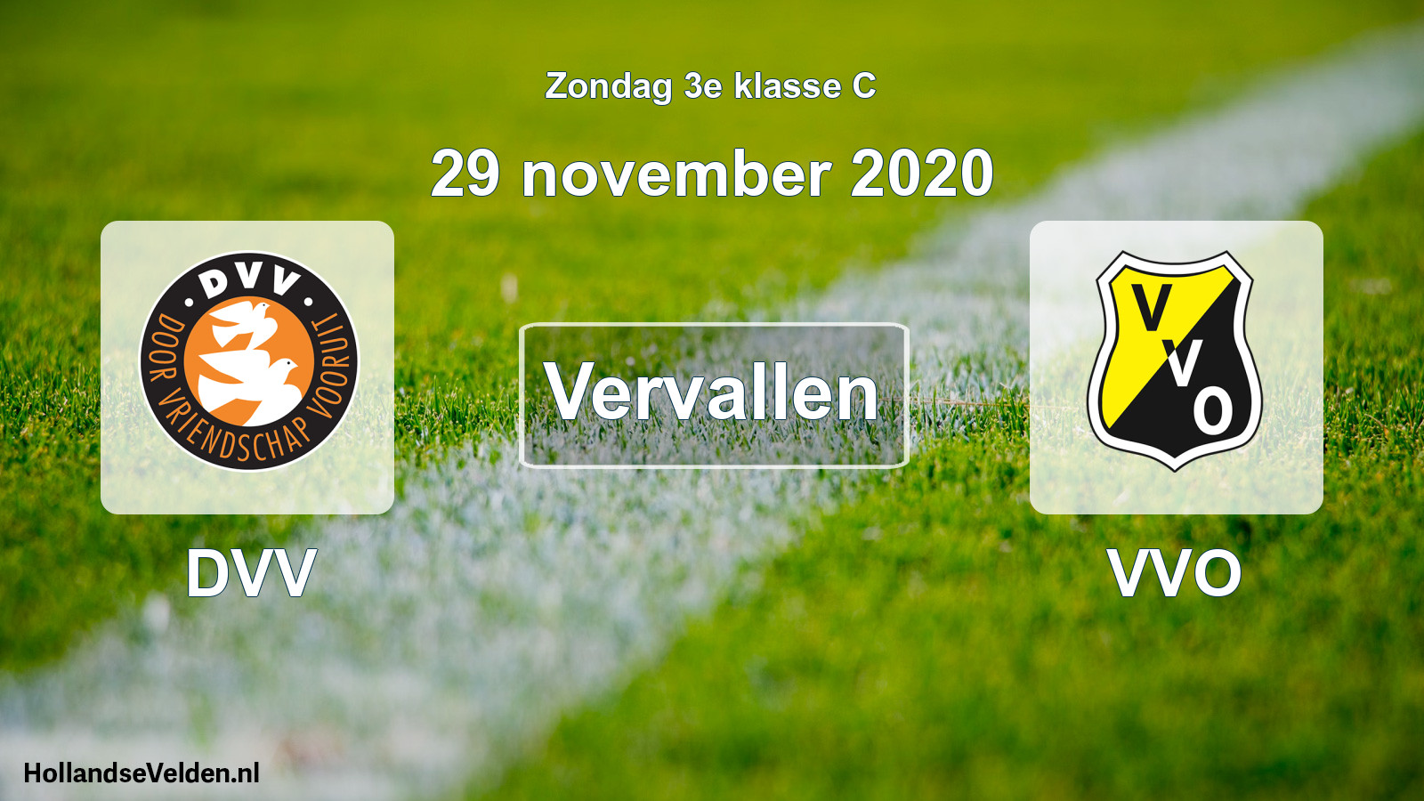 Scheduled Match: DVV - VVO (29 November 2020)