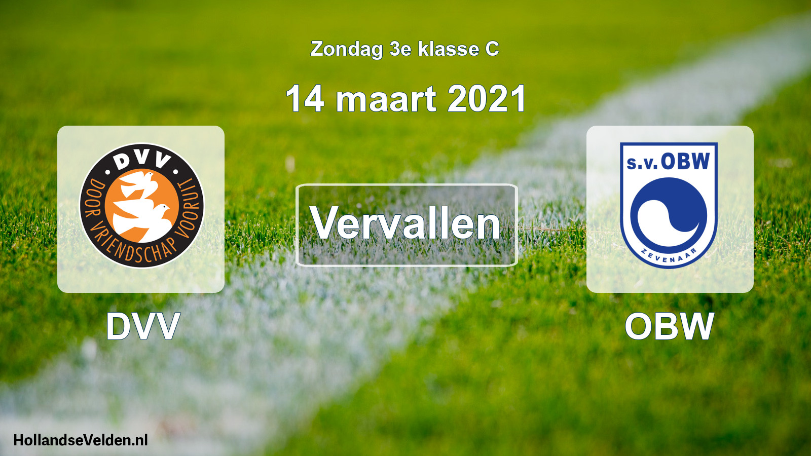 Scheduled Match: DVV - OBW (14 March 2021)