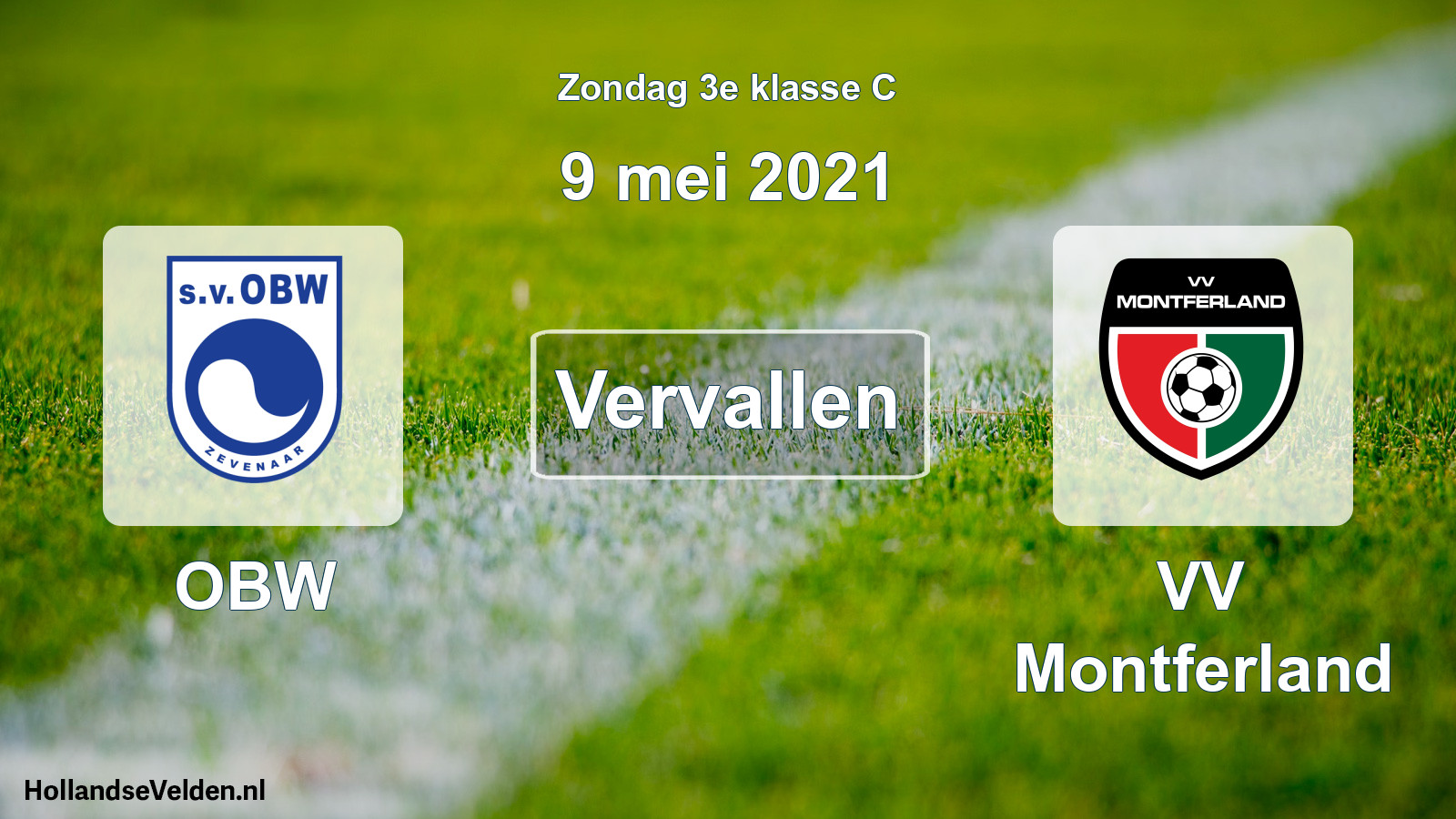 Scheduled Match: OBW - VV Montferland (9 May 2021)
