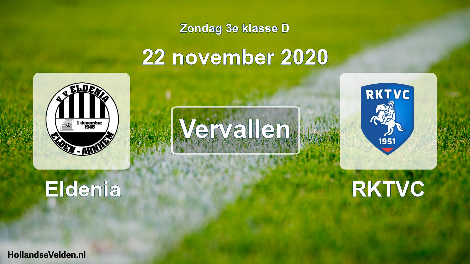 Scheduled Match: Eldenia - RKTVC (22 November 2020)