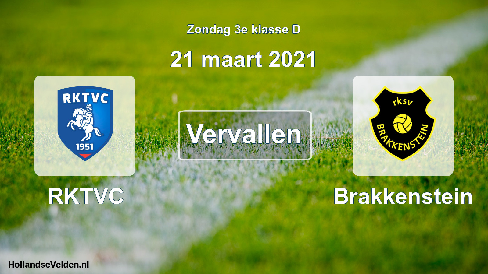 Scheduled Match: RKTVC - Brakkenstein (21 March 2021)