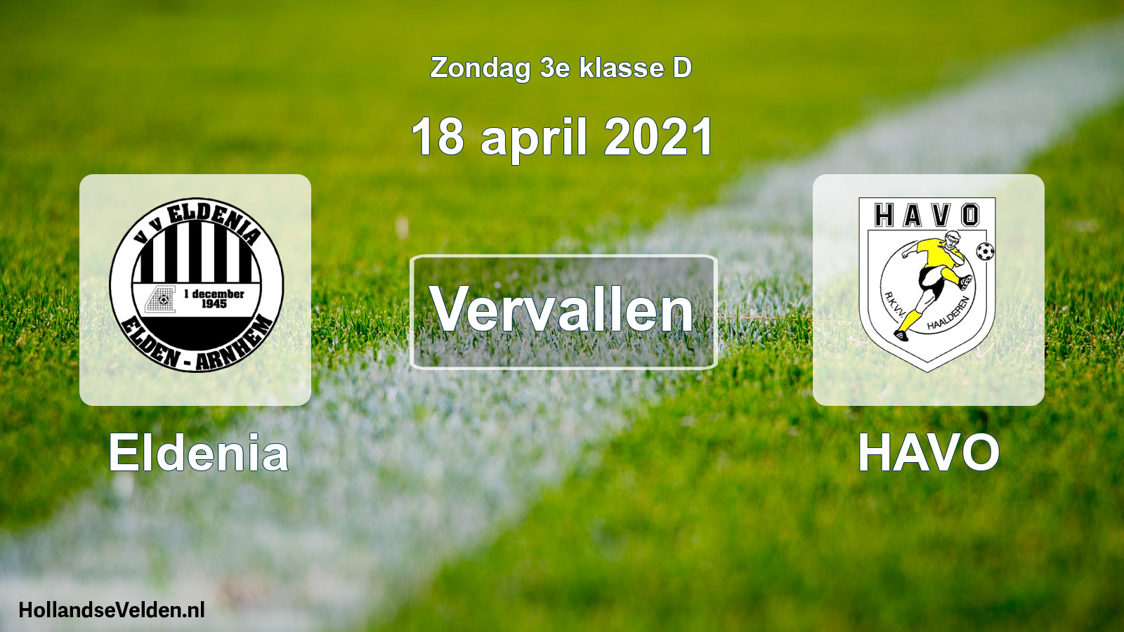 Scheduled Match: Eldenia - HAVO (18 April 2021)