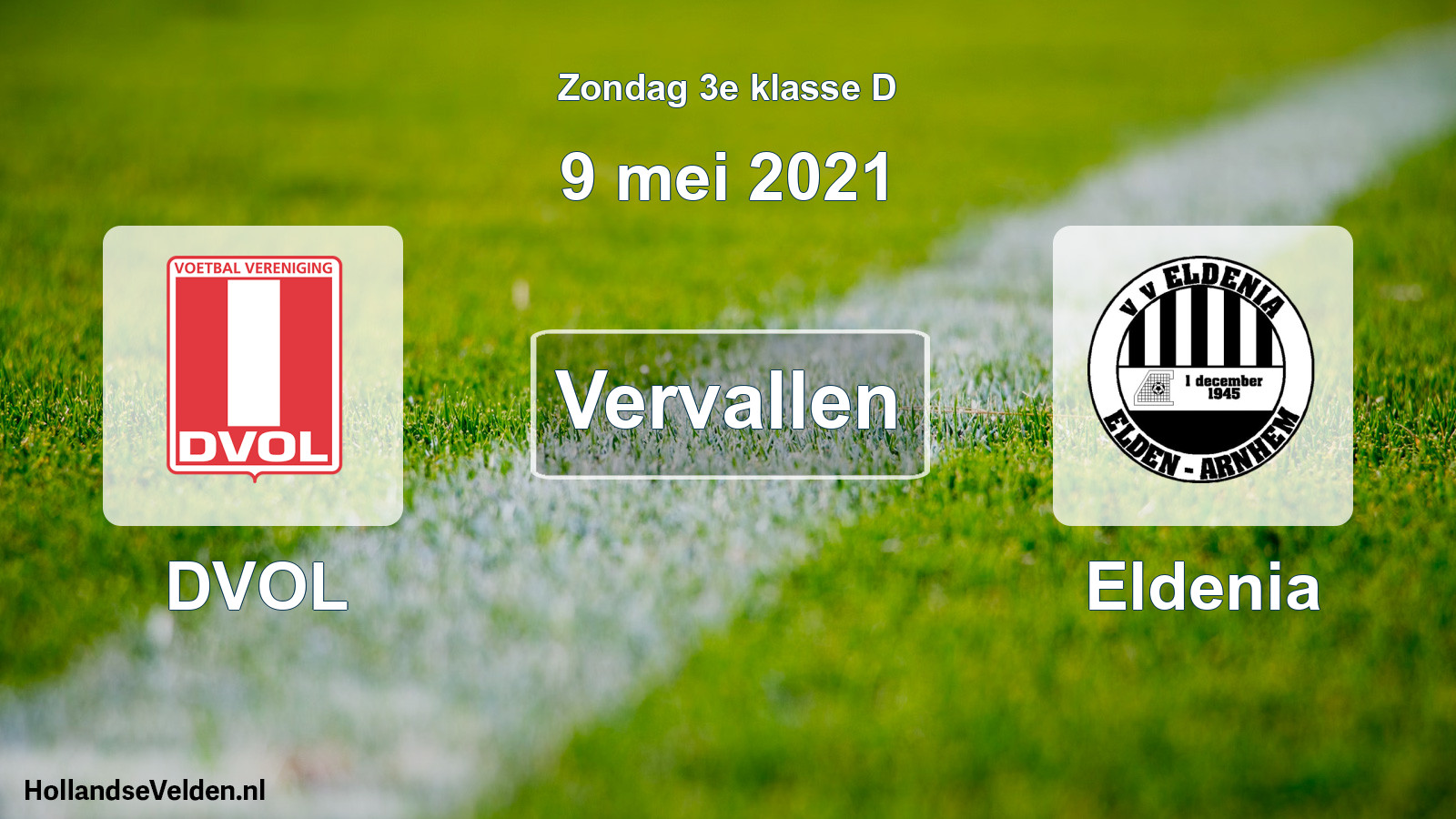 Scheduled Match: DVOL - Eldenia (9 May 2021)