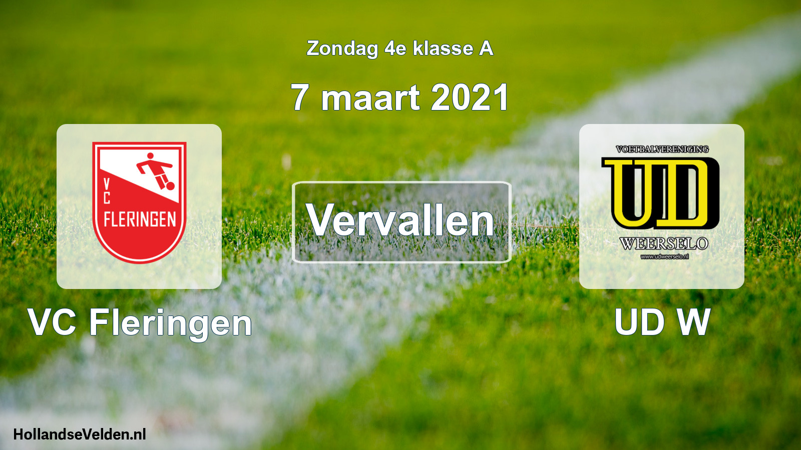 Scheduled Match: VC Fleringen - UD W (7 March 2021)
