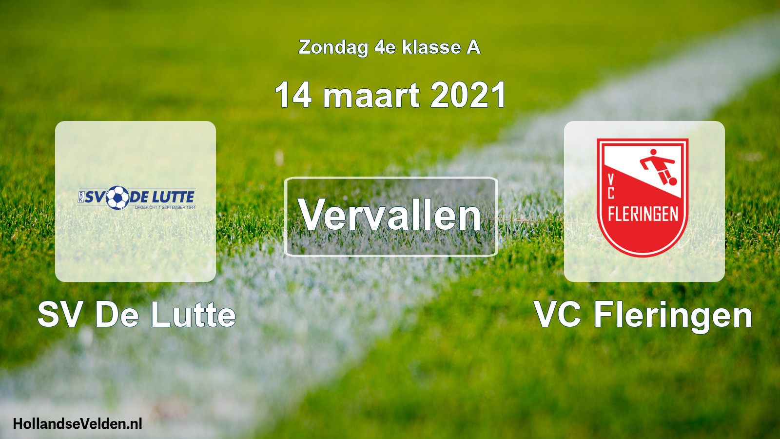Scheduled Match: SV De Lutte - VC Fleringen (14 March 2021)