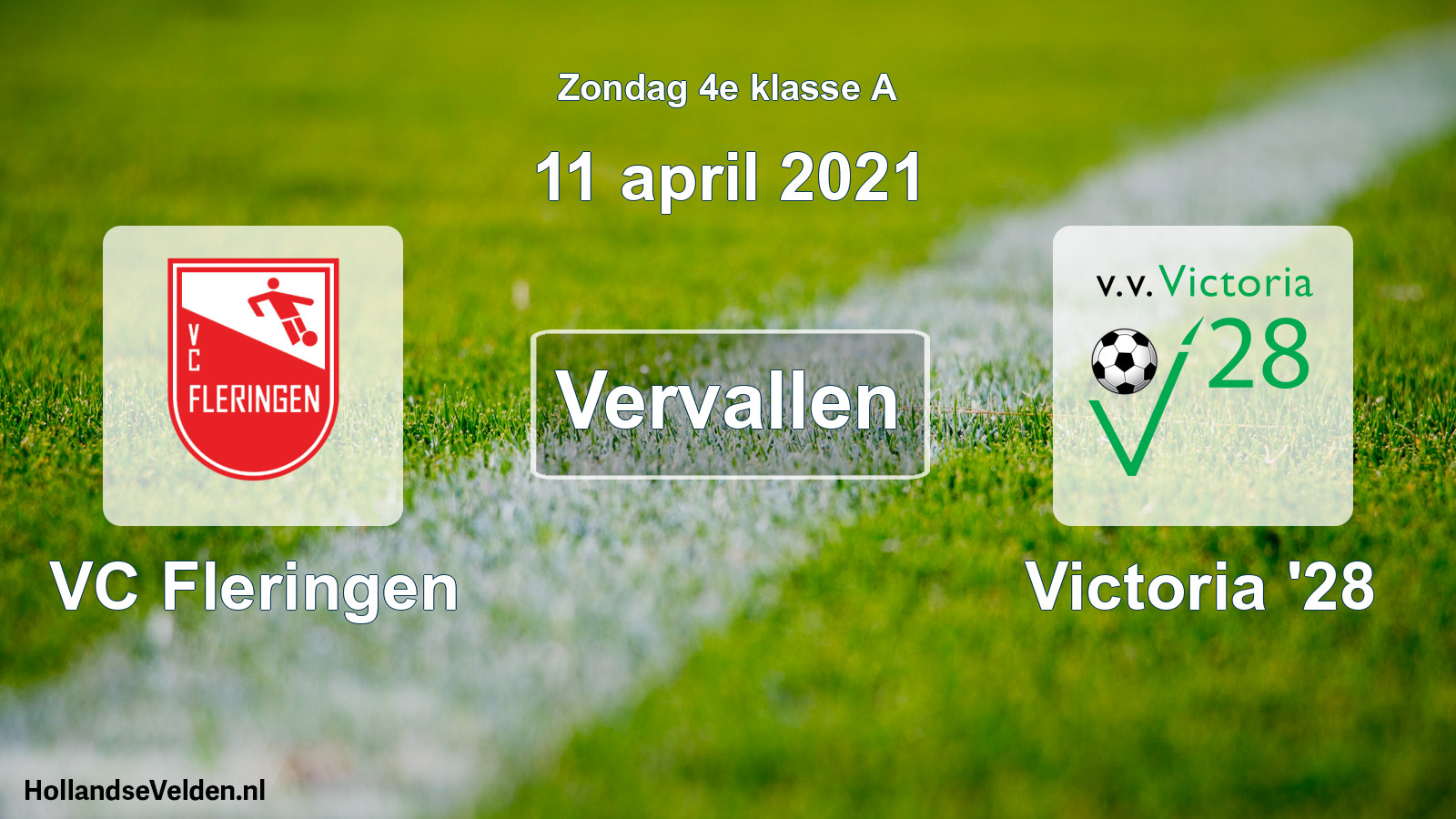 Scheduled Match: VC Fleringen - Victoria '28 (11 April 2021)