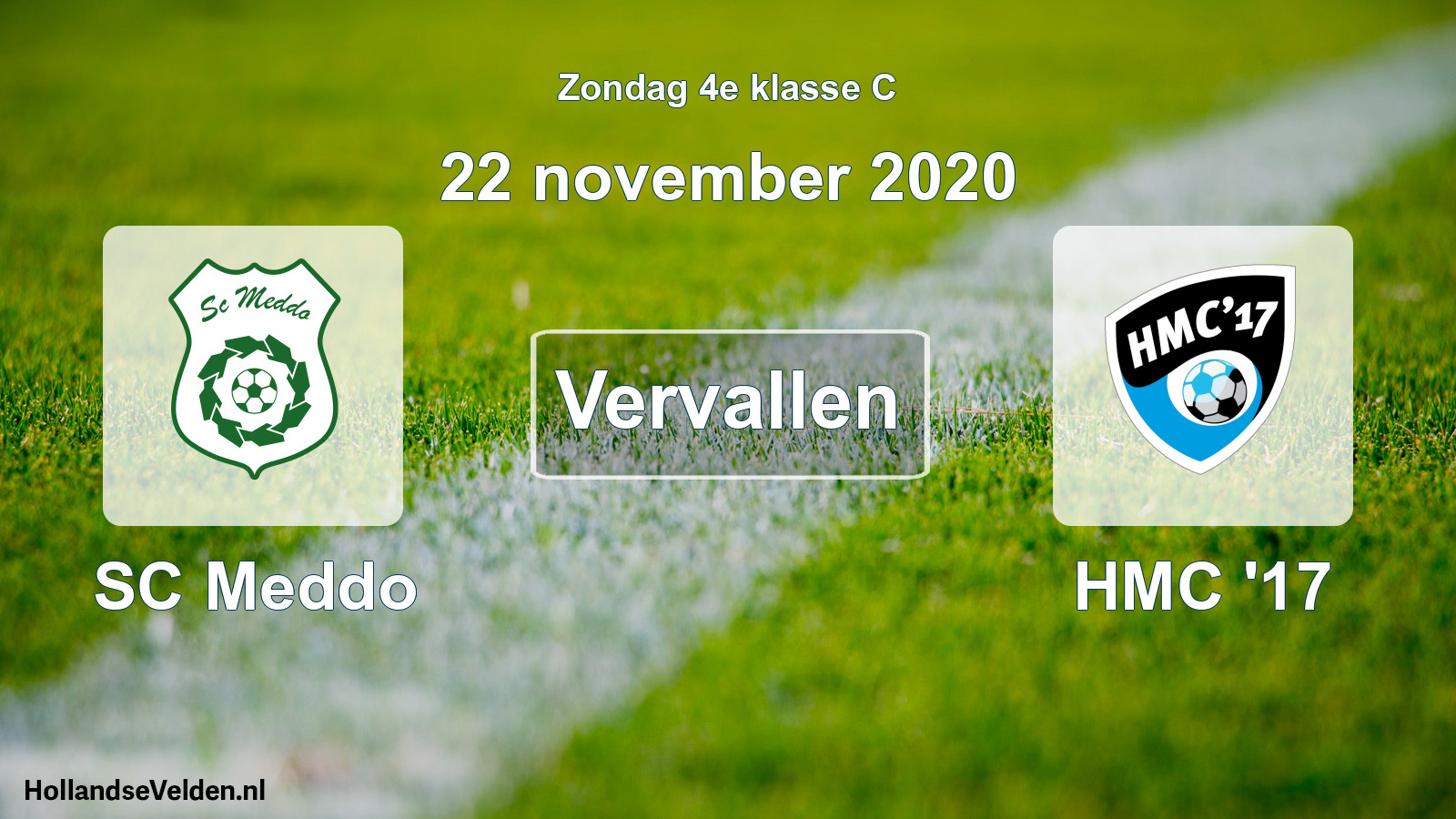 Scheduled Match: SC Meddo - HMC '17 (22 November 2020)