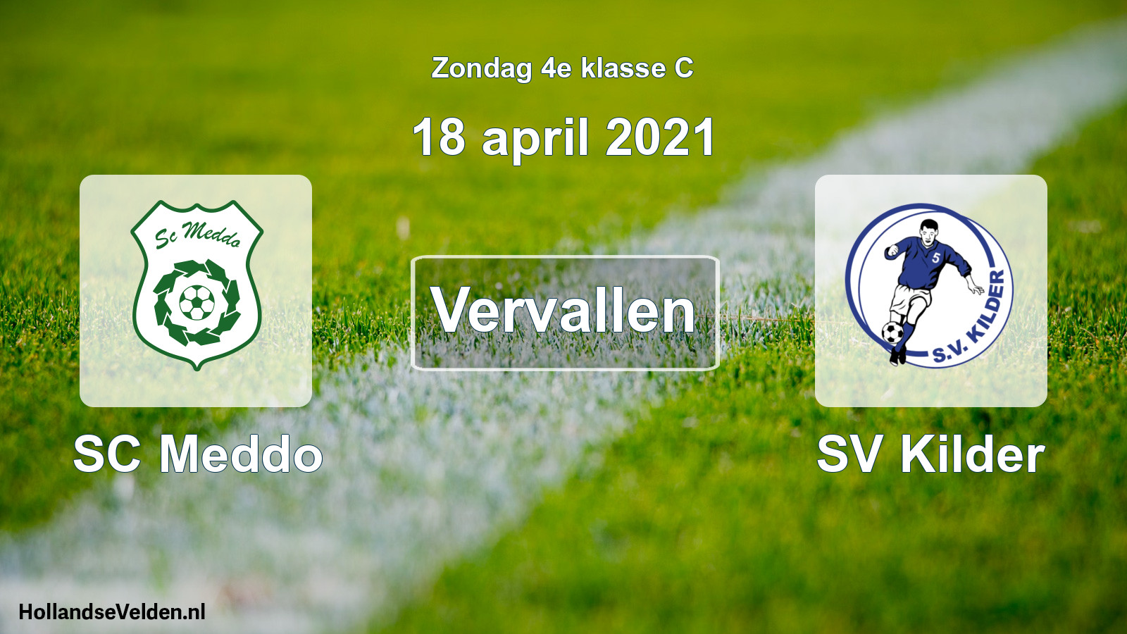 Scheduled Match: SC Meddo - SV Kilder (18 April 2021)