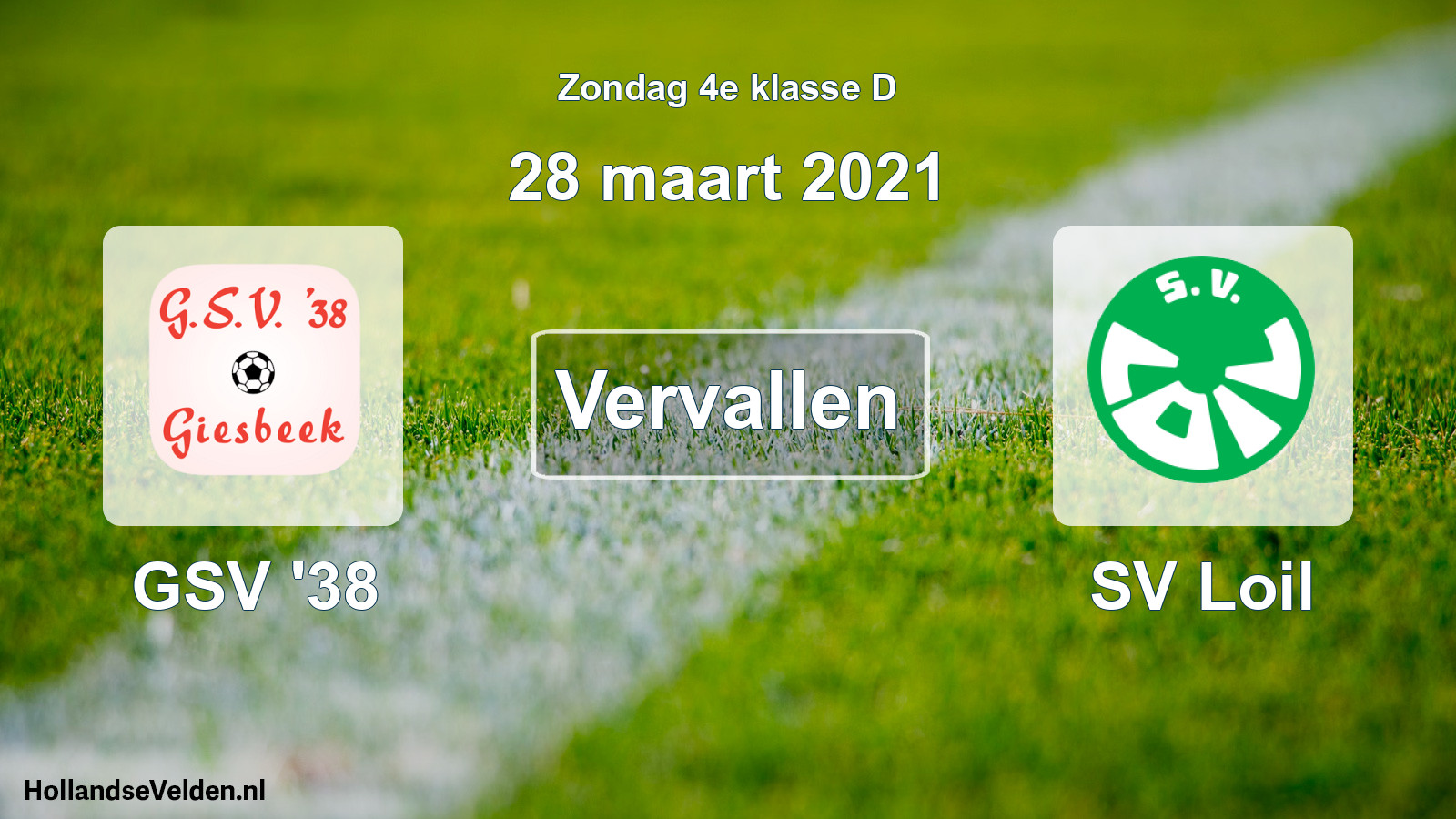 Scheduled Match: GSV '38 - SV Loil (28 March 2021)