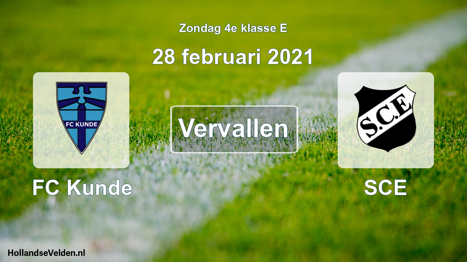 Scheduled Match: FC Kunde - SCE (28 February 2021)