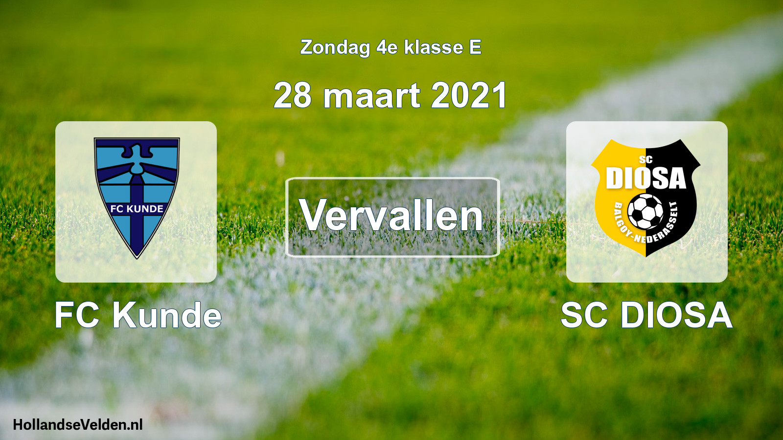 Scheduled Match: FC Kunde - SC DIOSA (28 March 2021)